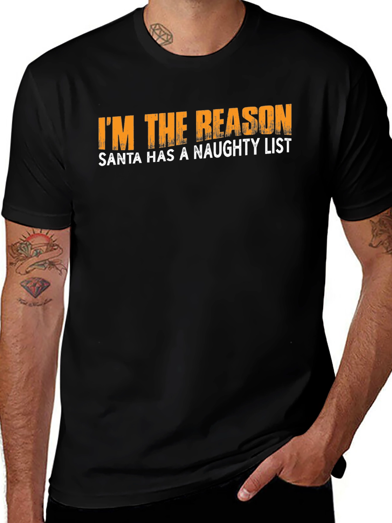 Naughty List T-Shirt - Funny Christmas Tee
