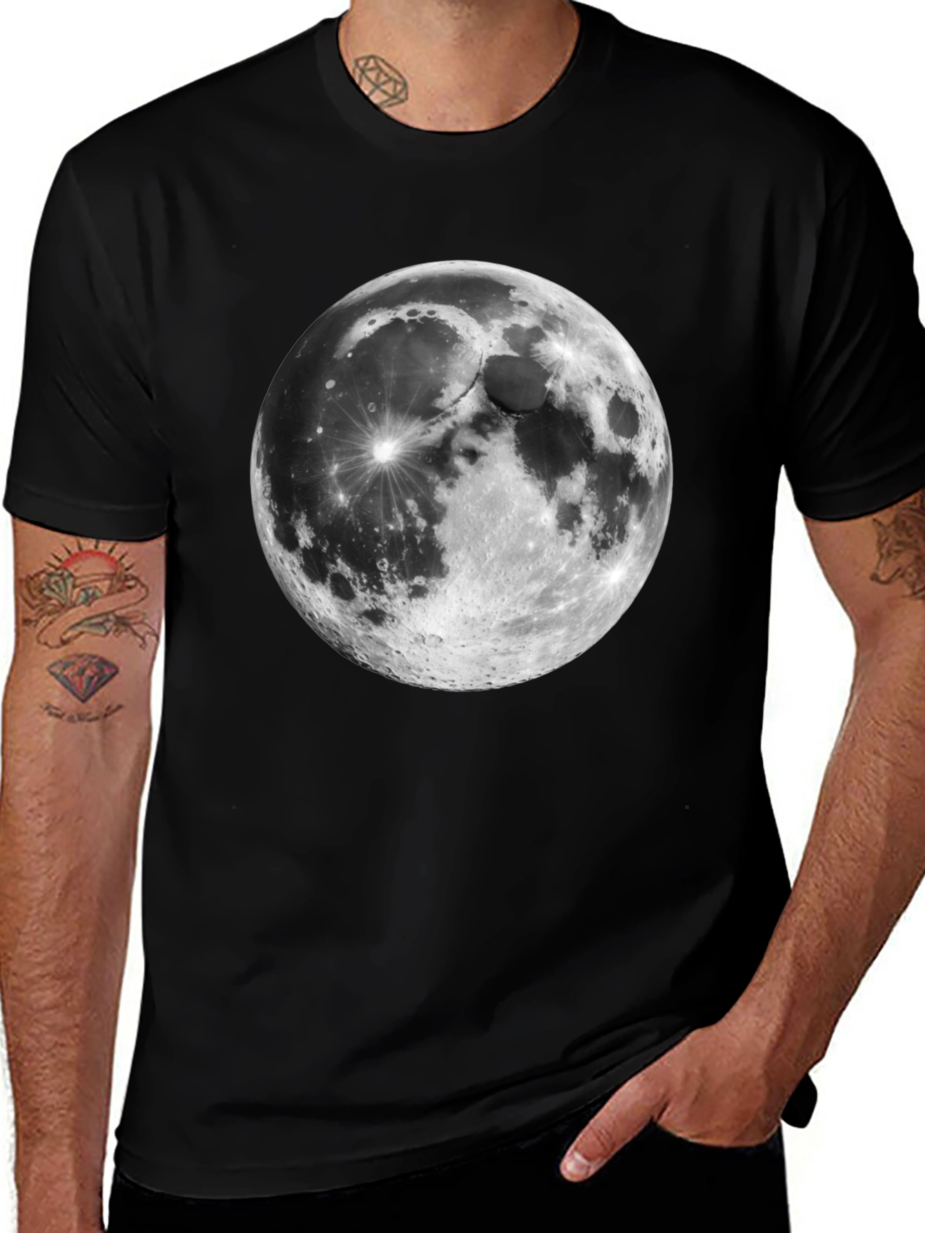 Lunar T-Shirt - Full Moon Graphic Tee