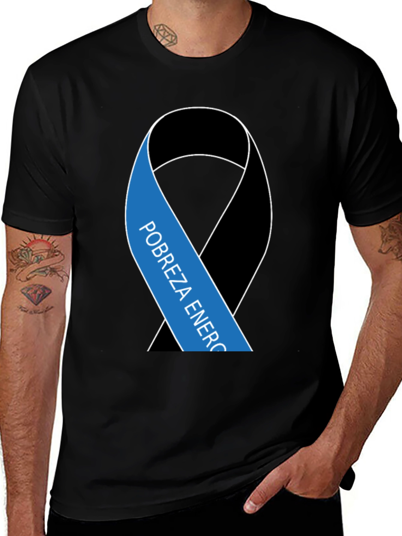 Variant 8 of Energy Poverty Awareness Ribbon Tee