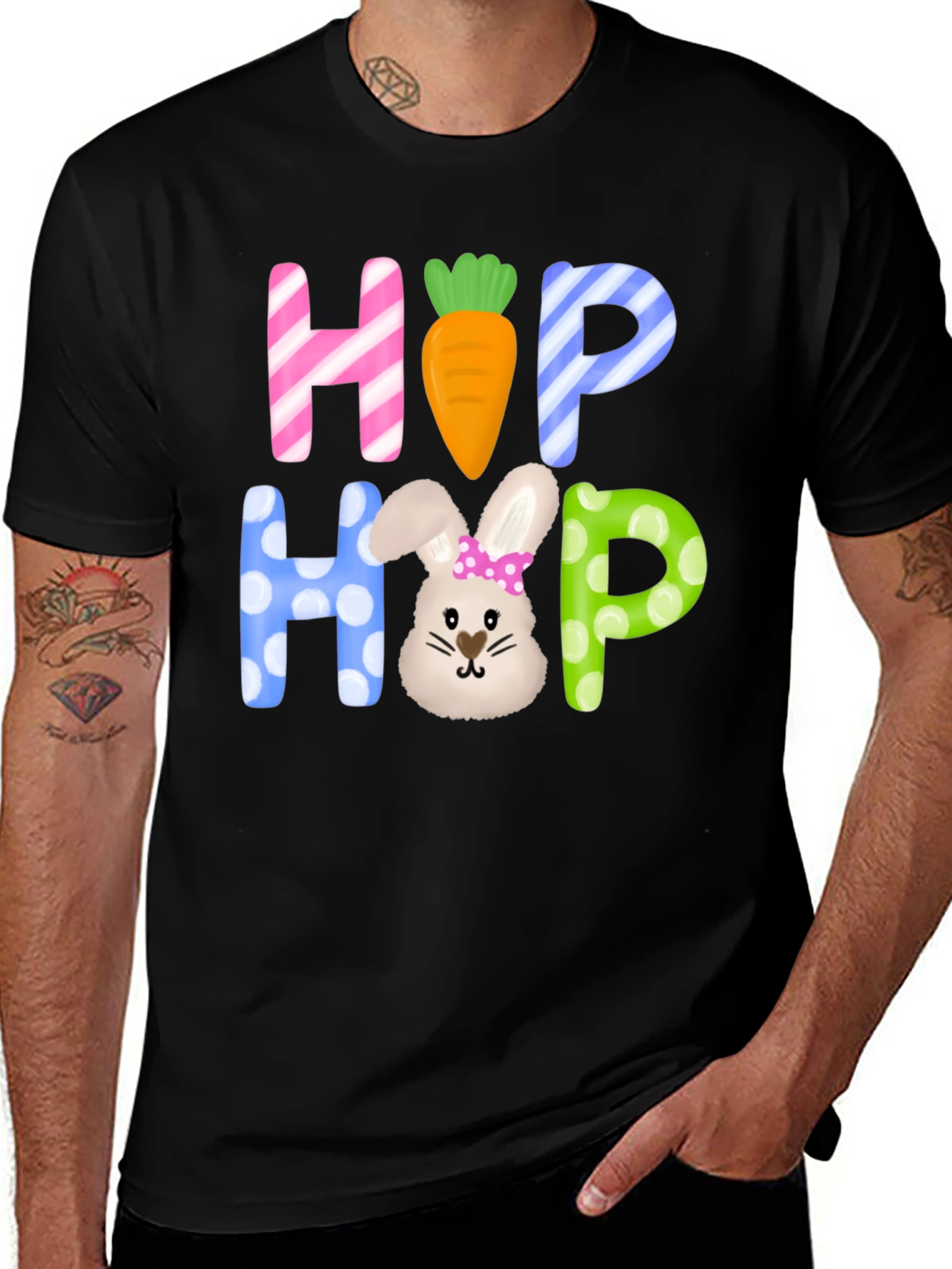Easter "Hop Hop" Graphic T-Shirt
