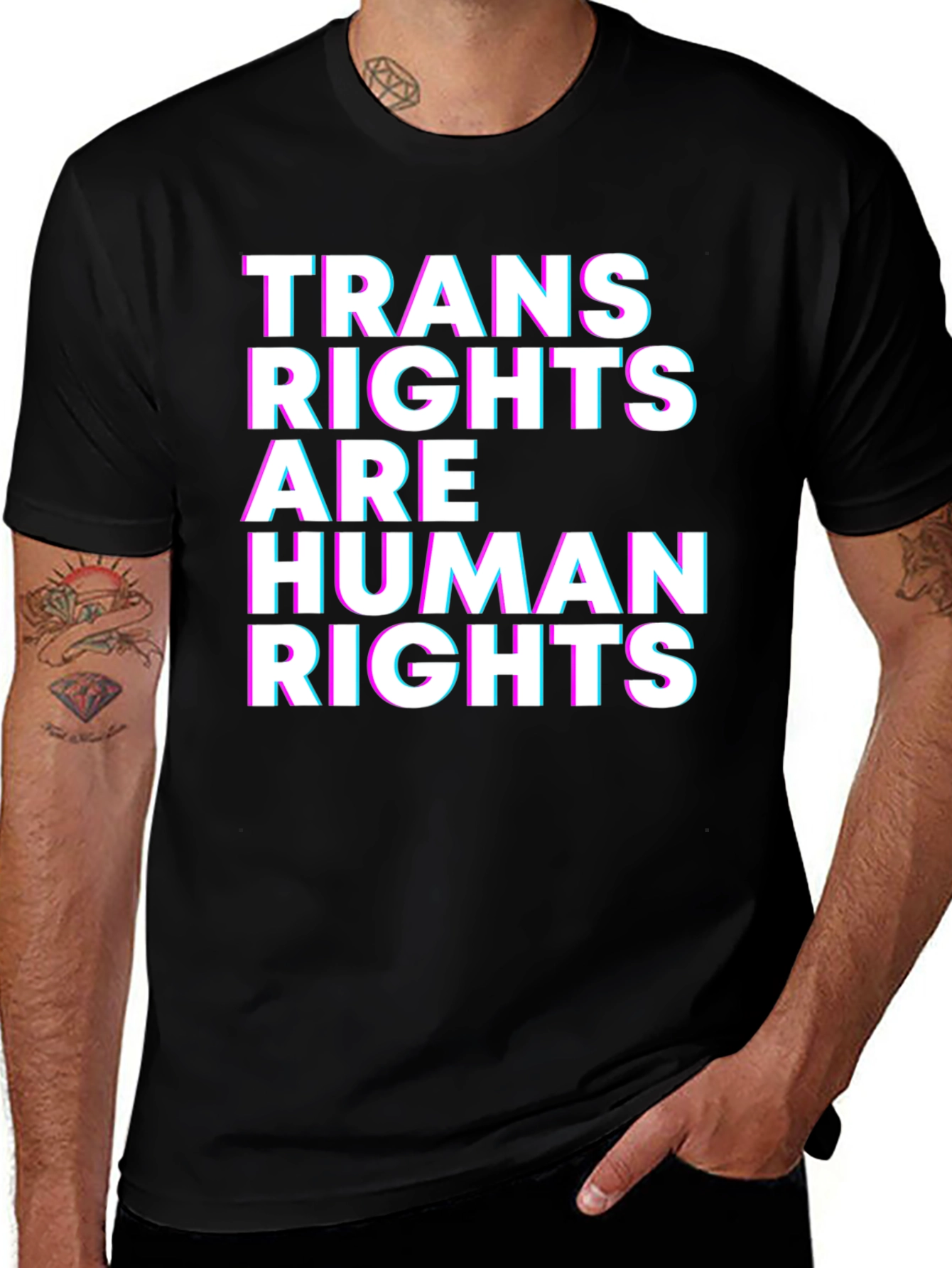 Trans Rights Are Human Rights Graphic Tee