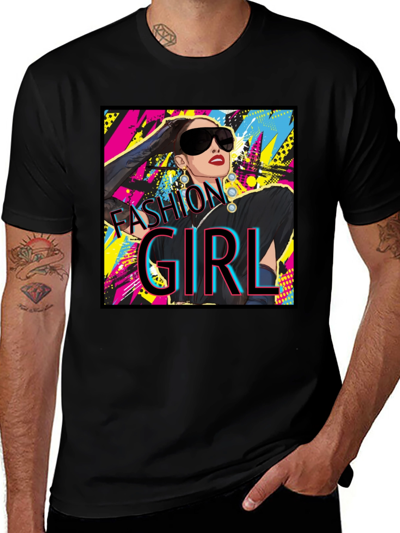 Variant 21 of Fashion Girl Graphic Tee
