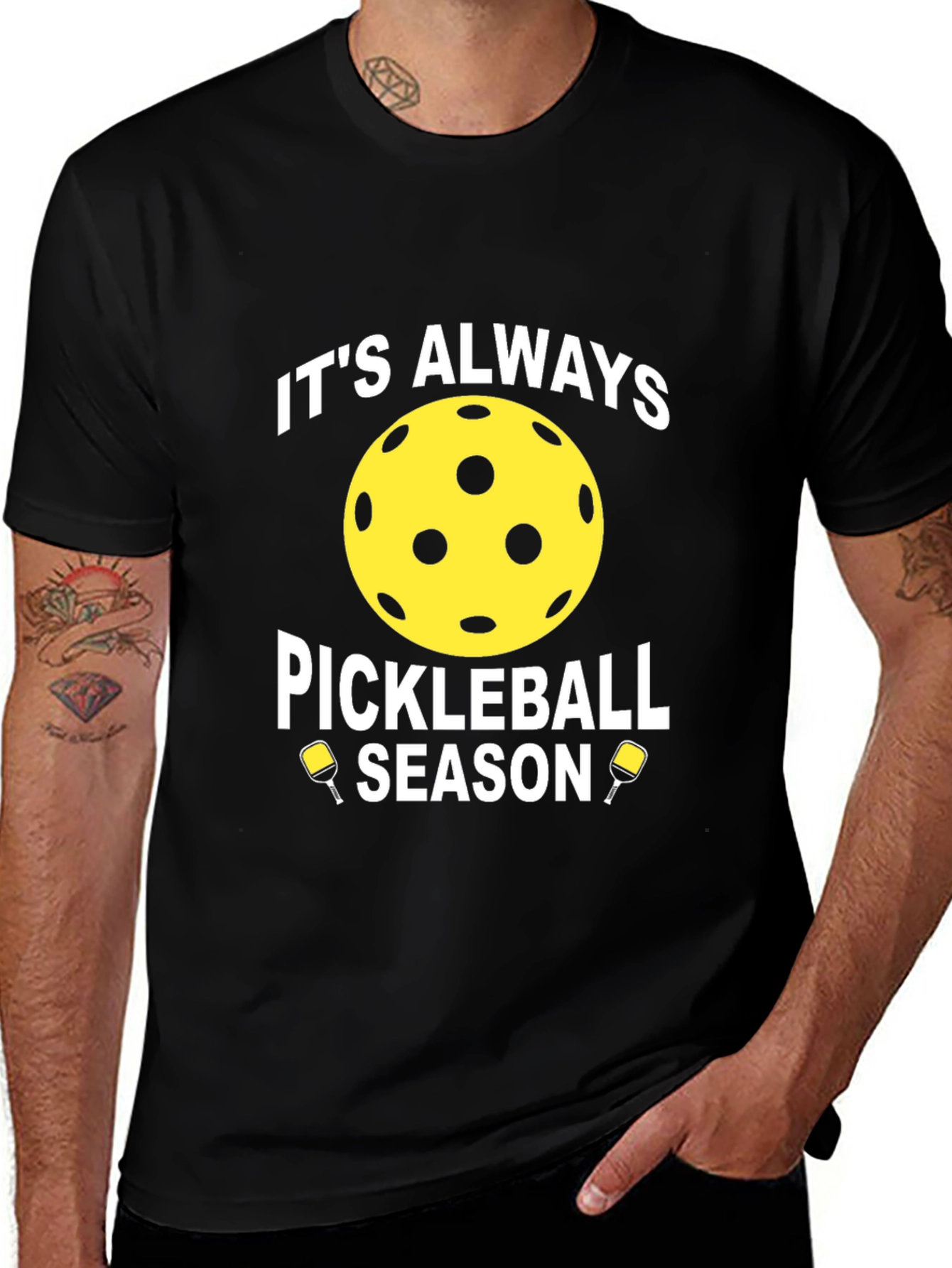 Variant 23 of It's Always Pickleball Season T-Shirt