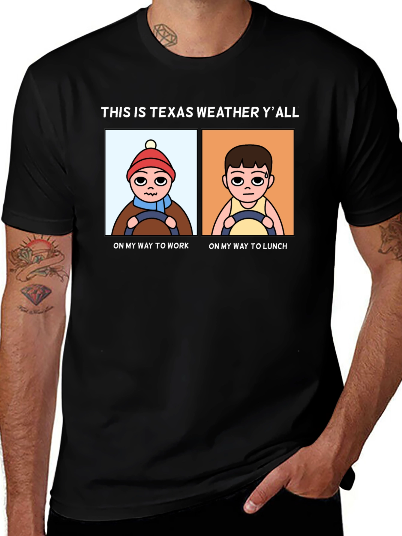 Variant 13 of Texas Weather T-Shirt