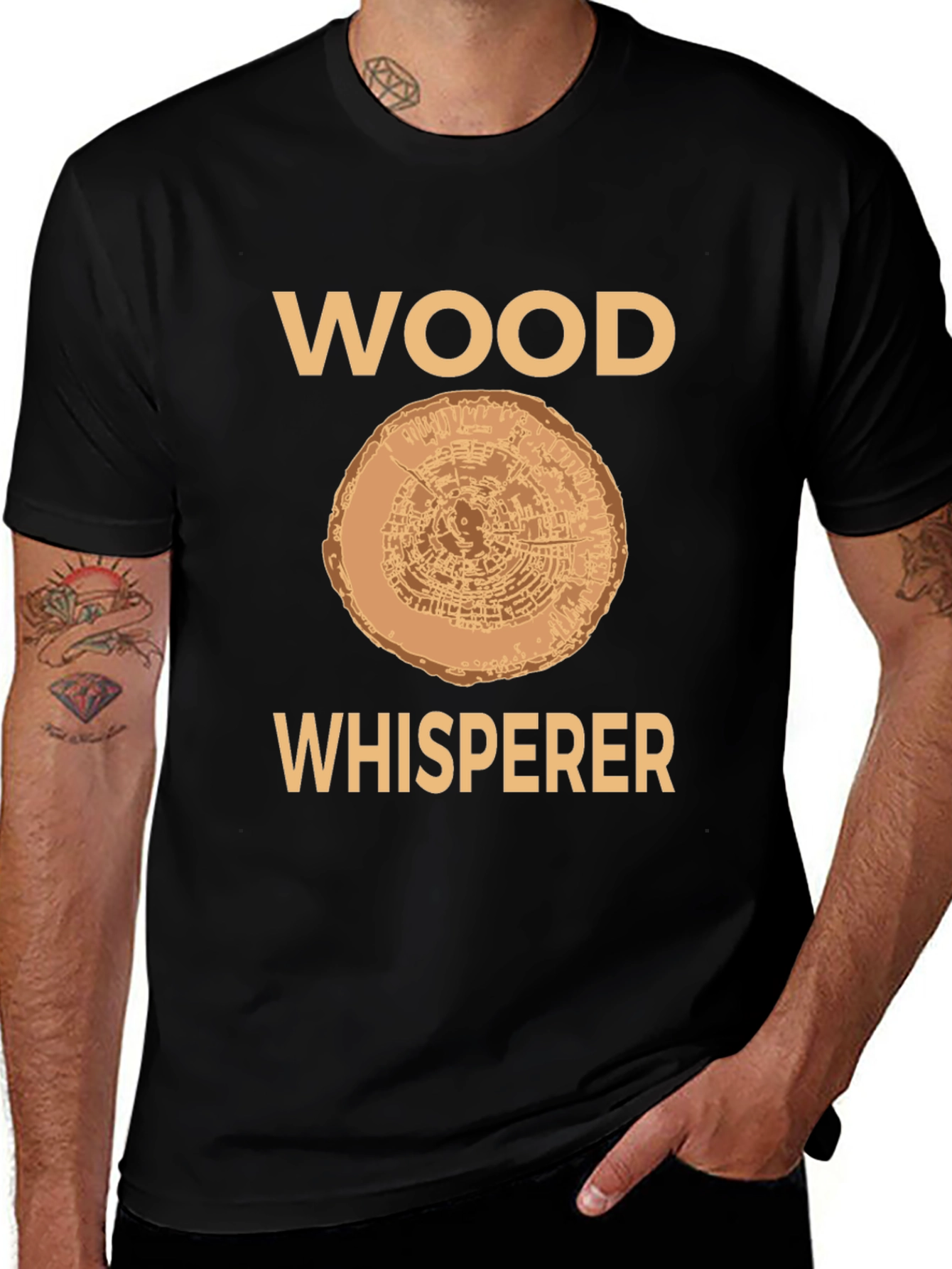 Wood Whisperer Graphic Tee - Black