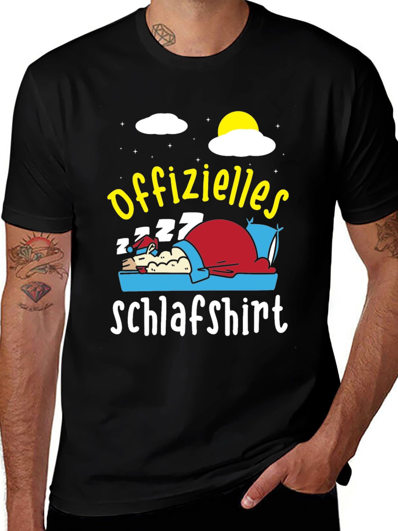 Variant 5 of Offizielles Schlafshirt Funny Sleeping T-Shirt
