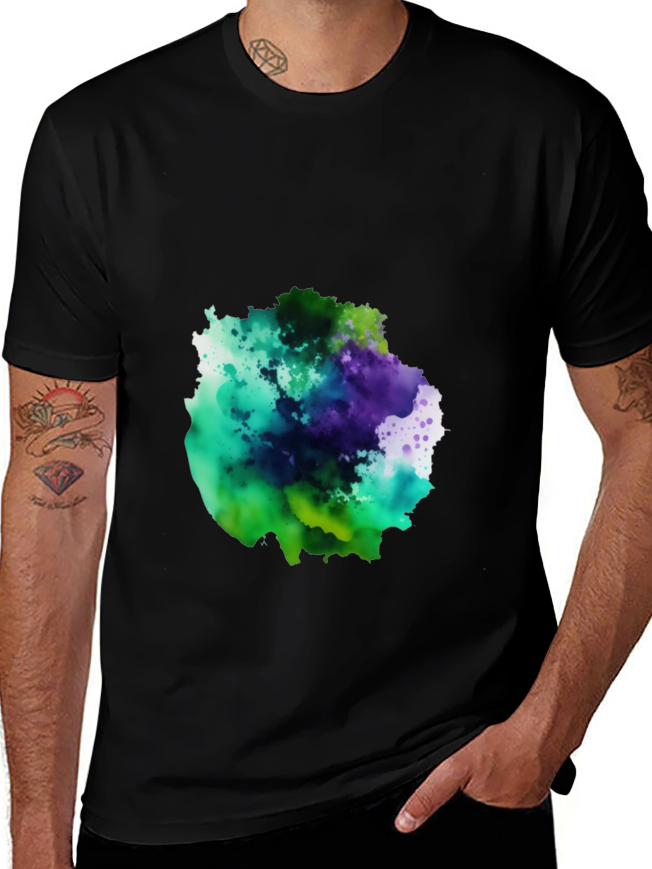 Variant 25 of Abstract Watercolor T-Shirt