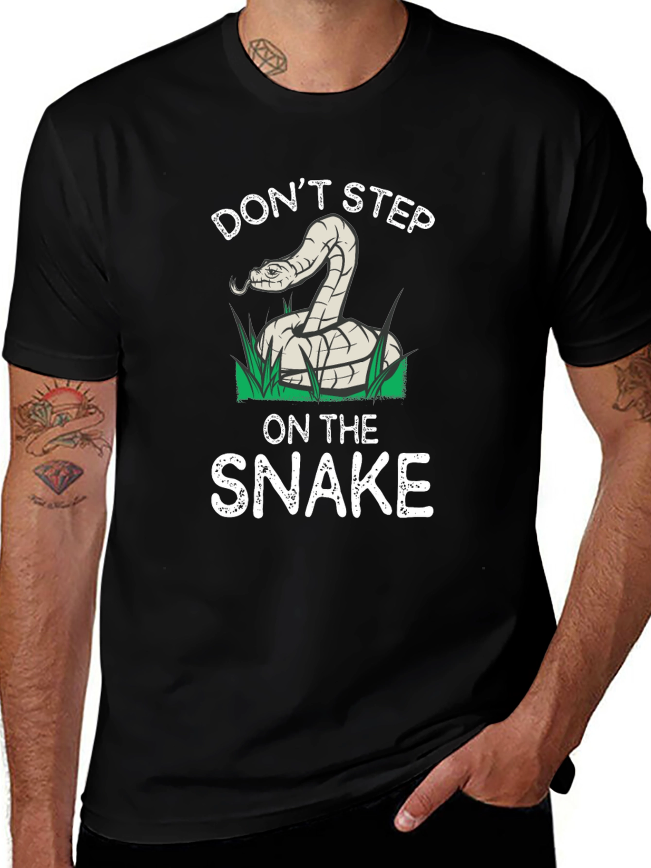 Don't Step on the Snake Graphic Tee