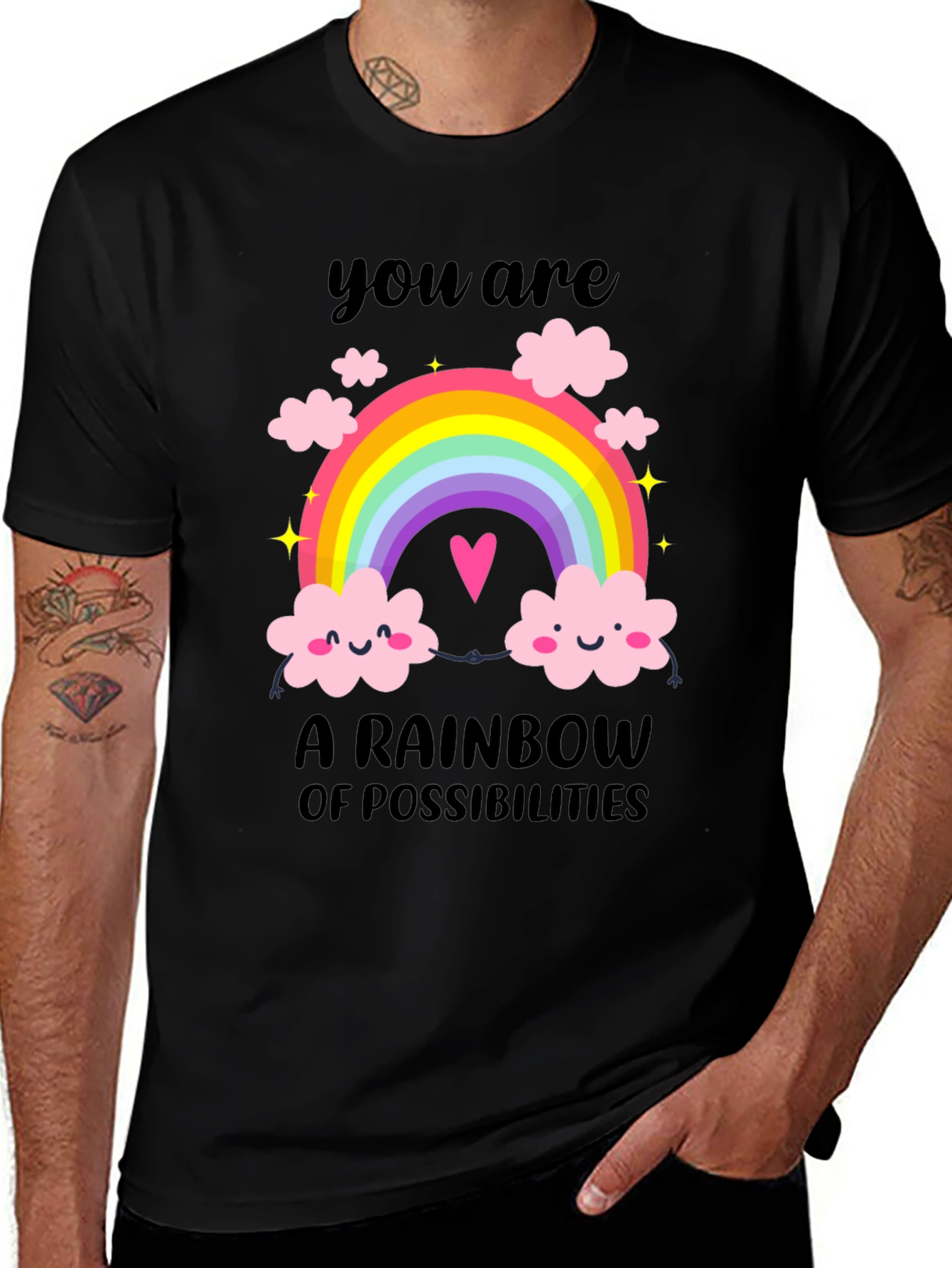Variant 6 of Rainbow of Possibilities Graphic Tee