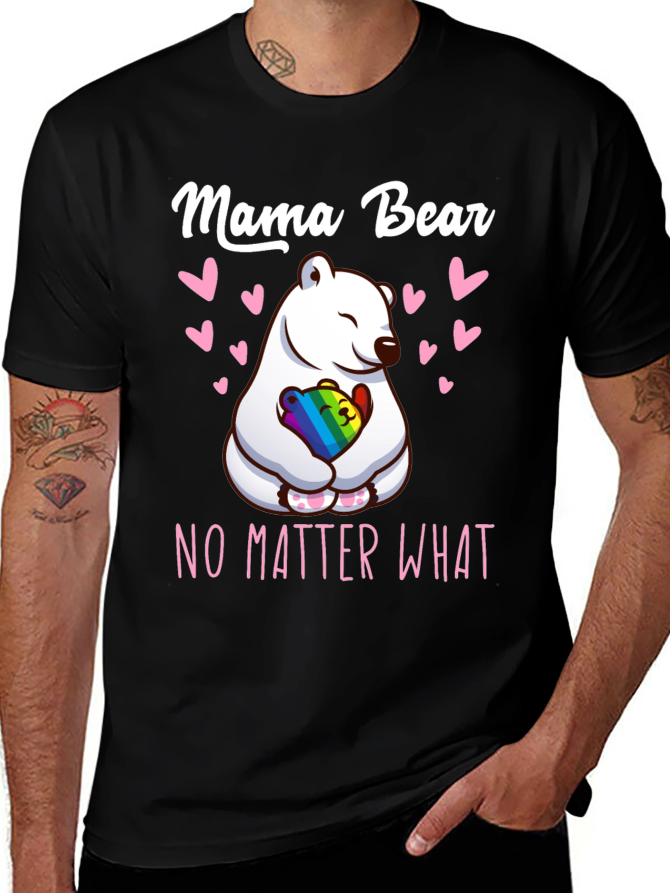 Mama Bear Pride T-Shirt LGBT Support