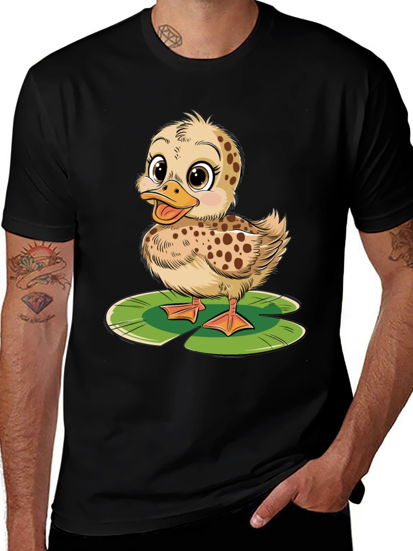 Variant 29 of Duckling Lily Pad Graphic Tee