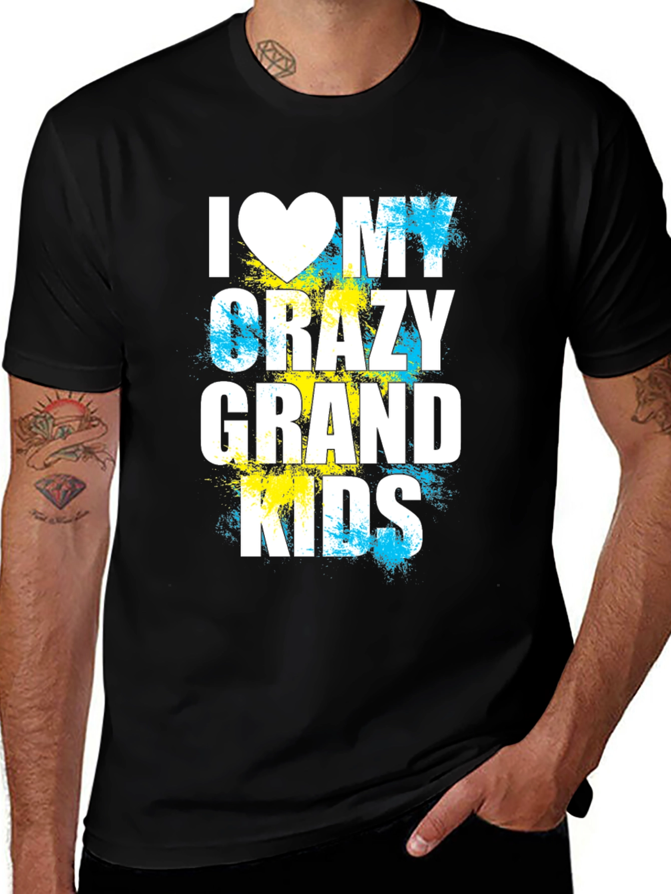 Variant 26 of I Heart My Crazy Grandkids T-Shirt