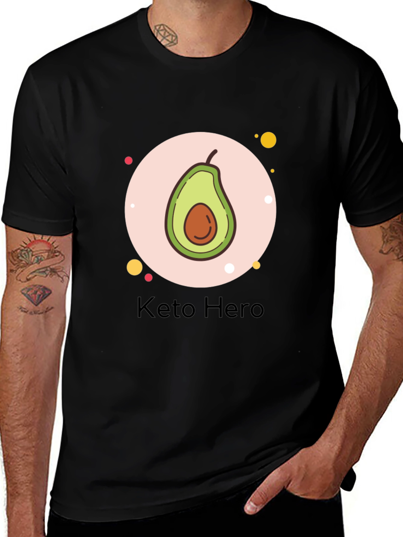 Variant 20 of Keto Hero Avocado T-Shirt