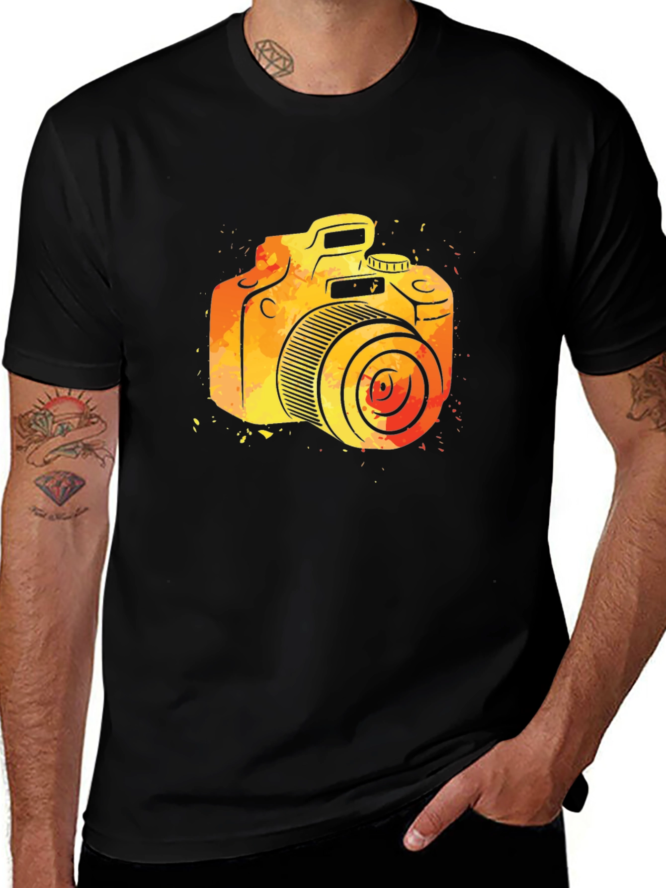 Variant 26 of Retro Camera Graphic Tee - Photography Lover's T-Shirt