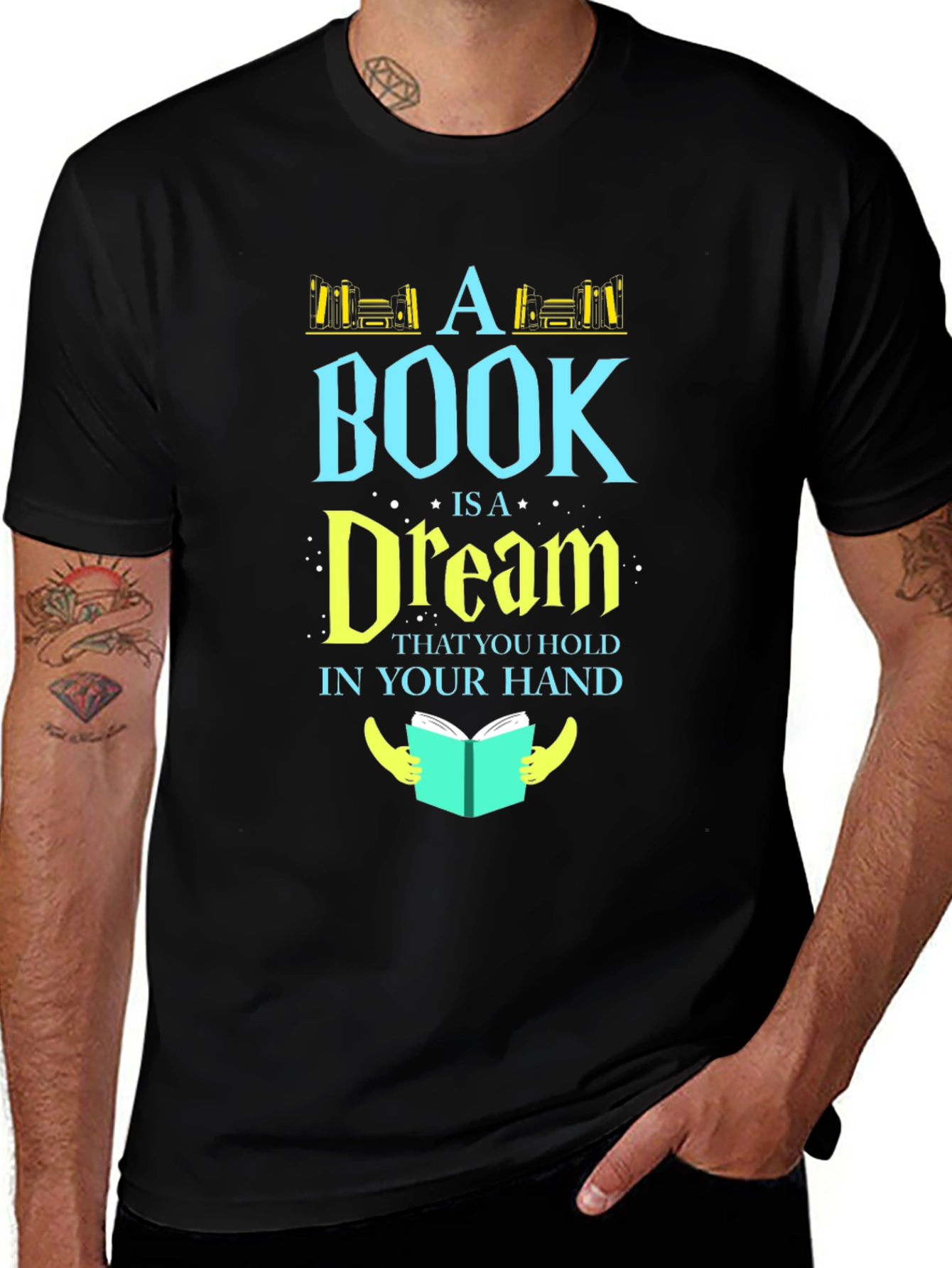Bookworm Tee: A Book Is a Dream T-Shirt