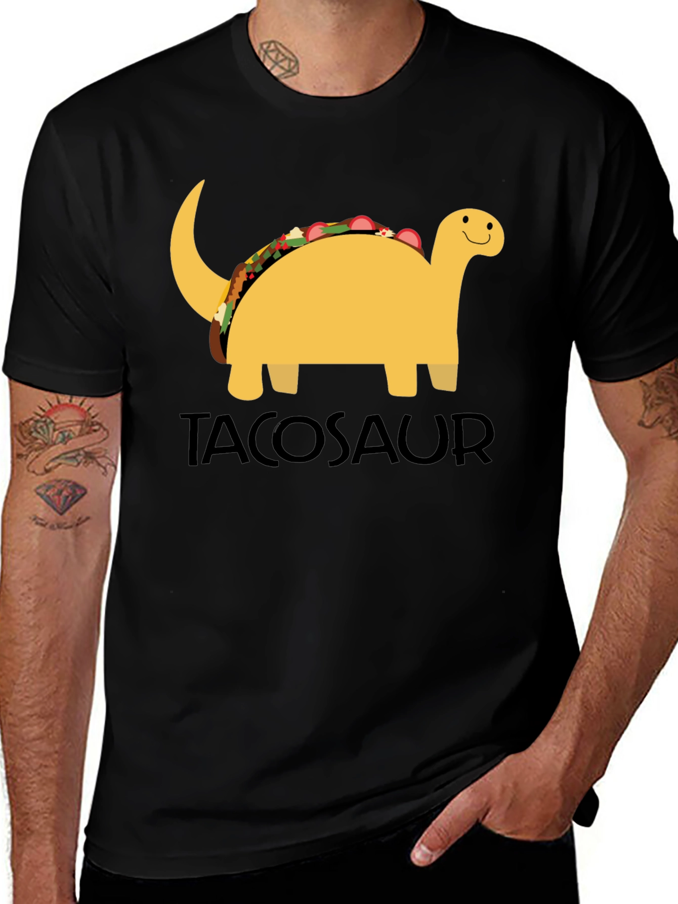 Variant 9 of Tacosaur Funny T-Shirt - Taco Dinosaur