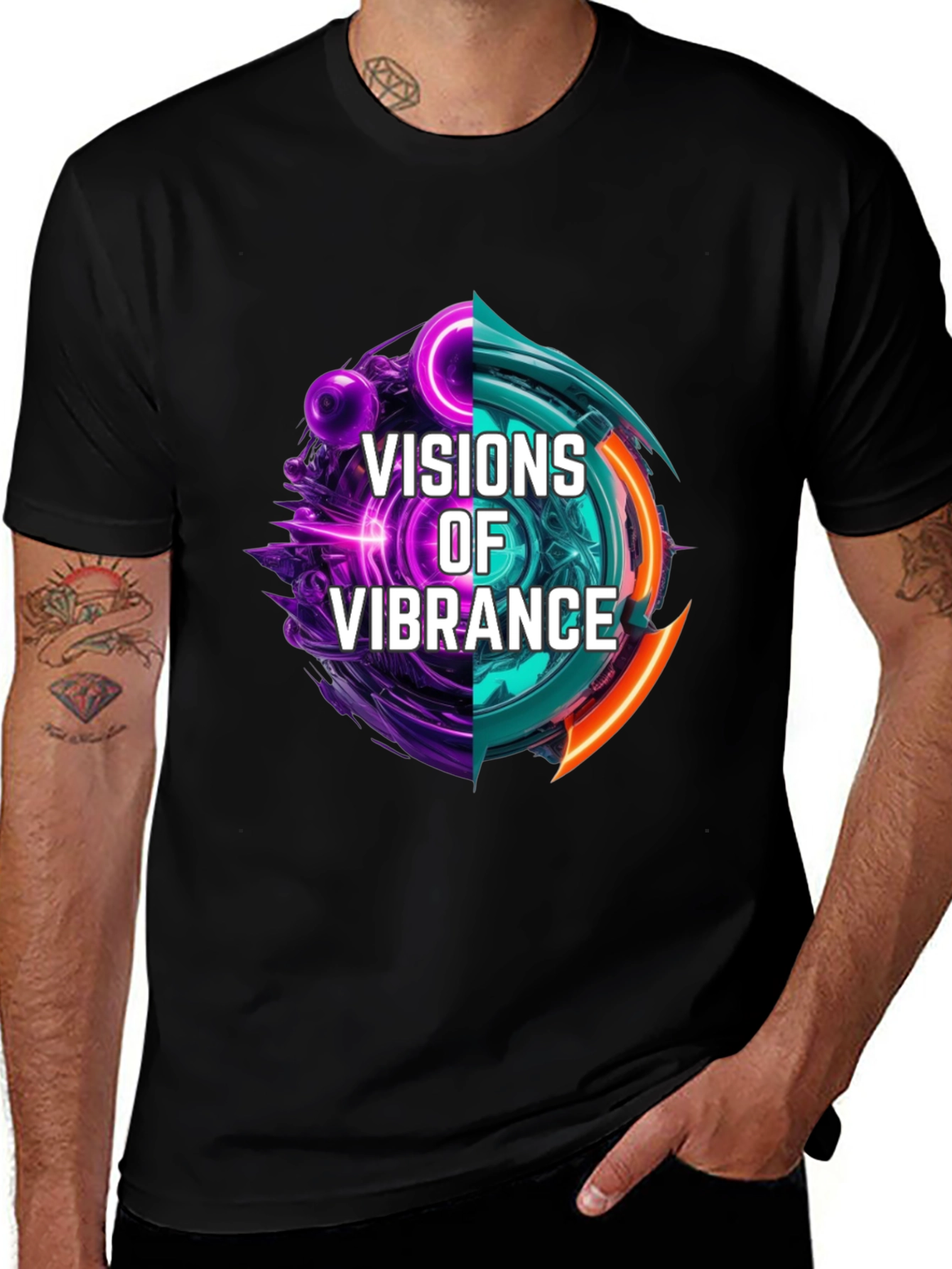 Variant 9 of Visions of Vibrance Graphic T-Shirt
