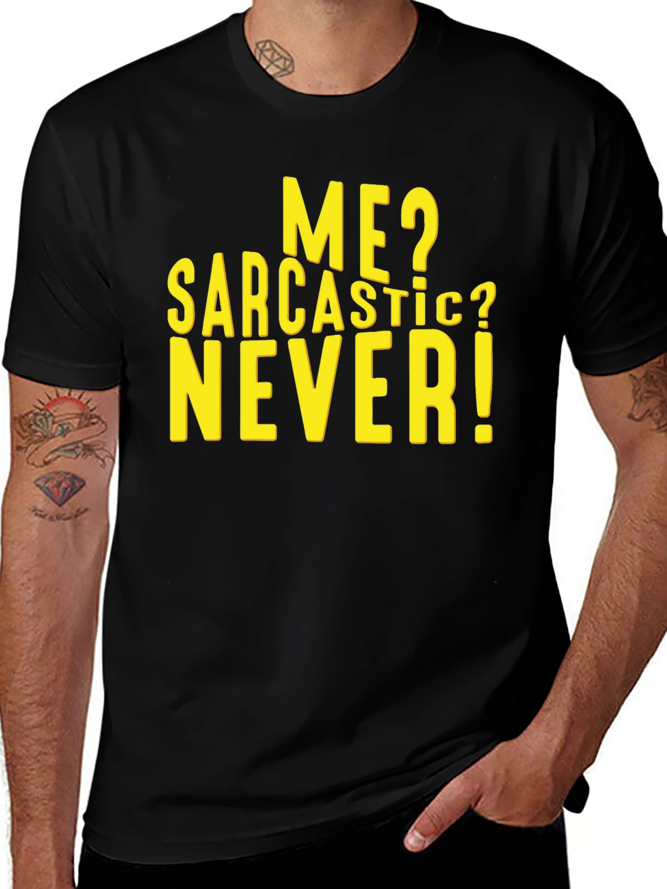 Variant 28 of Sarcastic Never T-Shirt - Funny Humor Tee