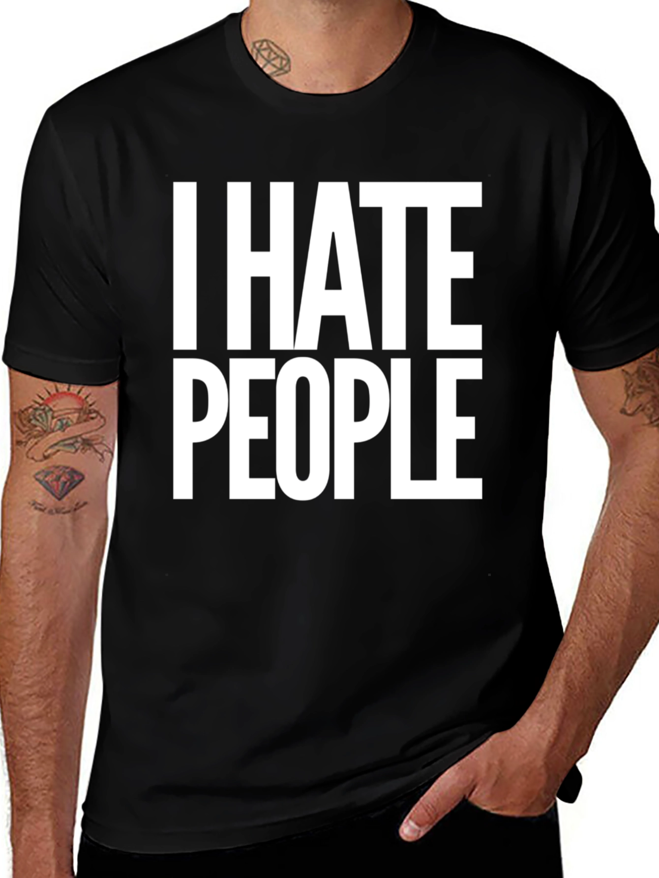 Variant 24 of I Hate People Graphic T-Shirt