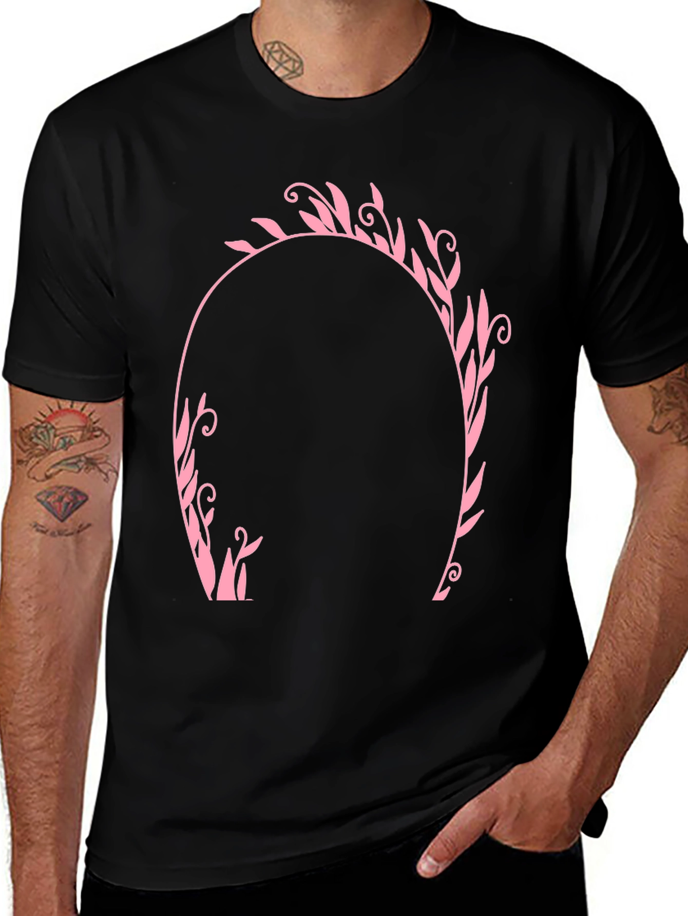 Variant 3 of Floral Arch Graphic T-Shirt
