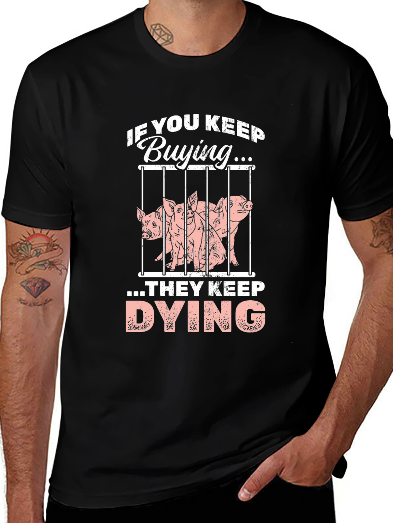 Variant 6 of Keep Buying, They Keep Dying Graphic Tee