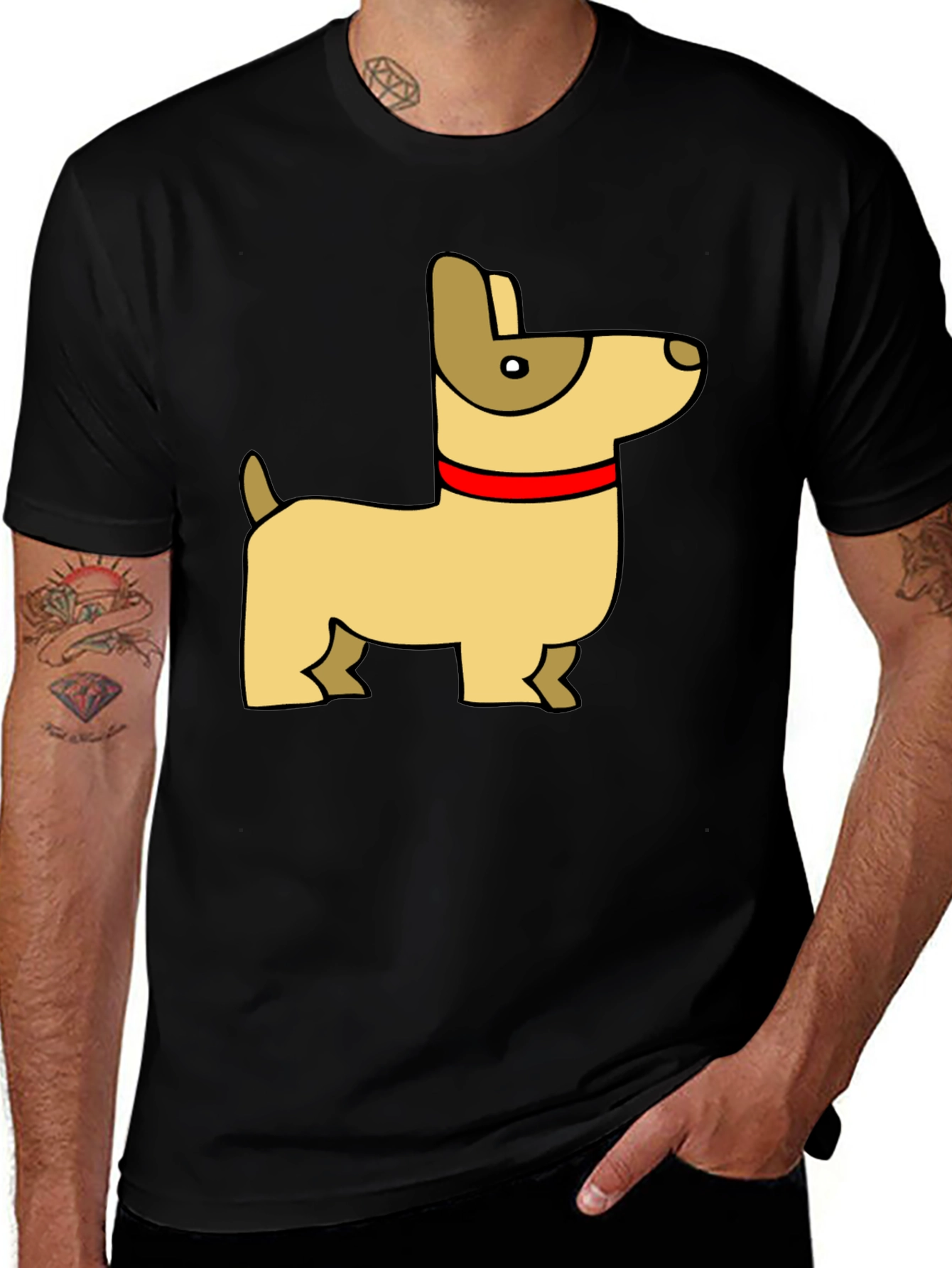 Variant 16 of Cartoon Dog T-Shirt