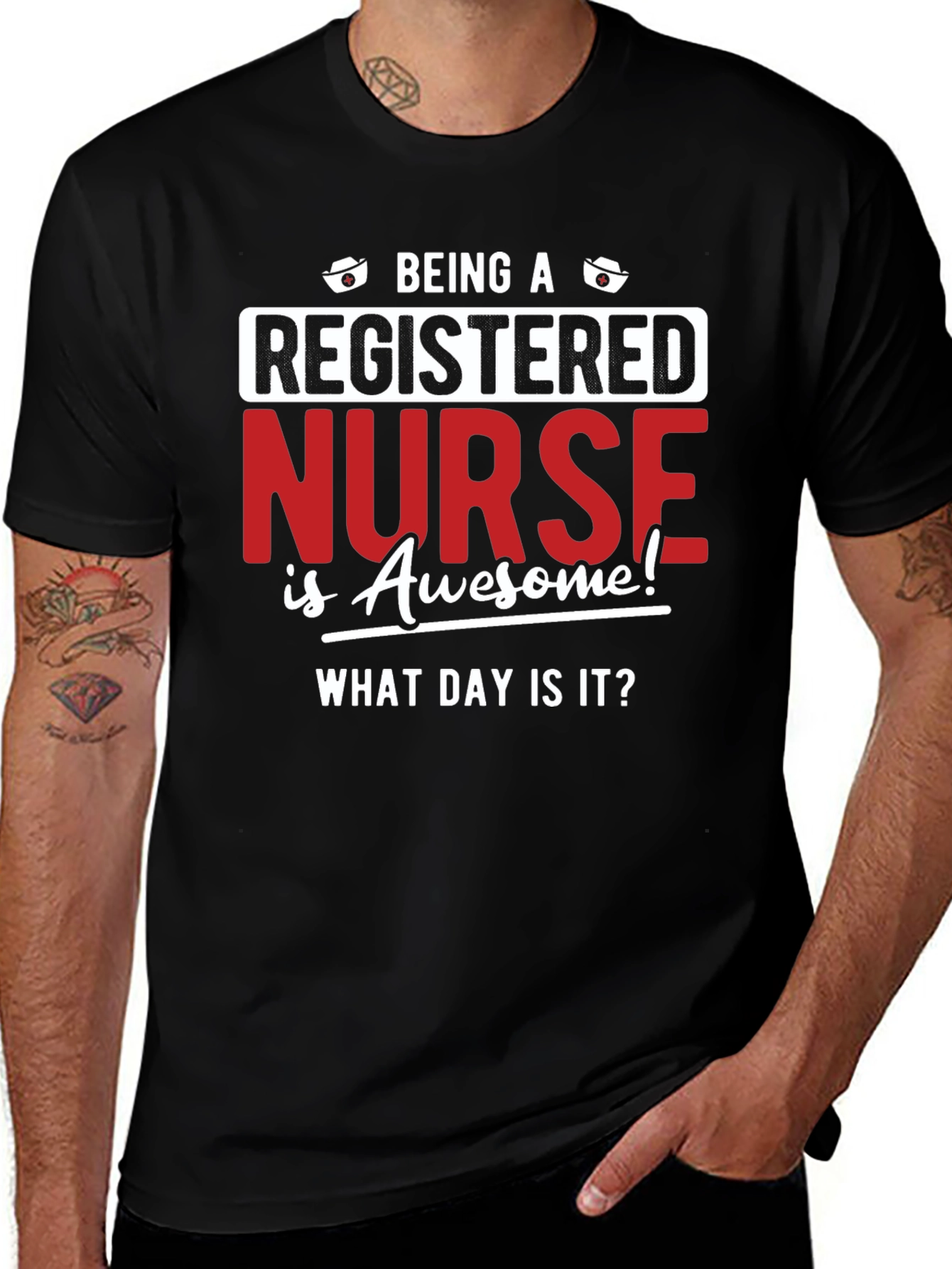 Registered Nurse T-Shirt - Awesome Nurse Life