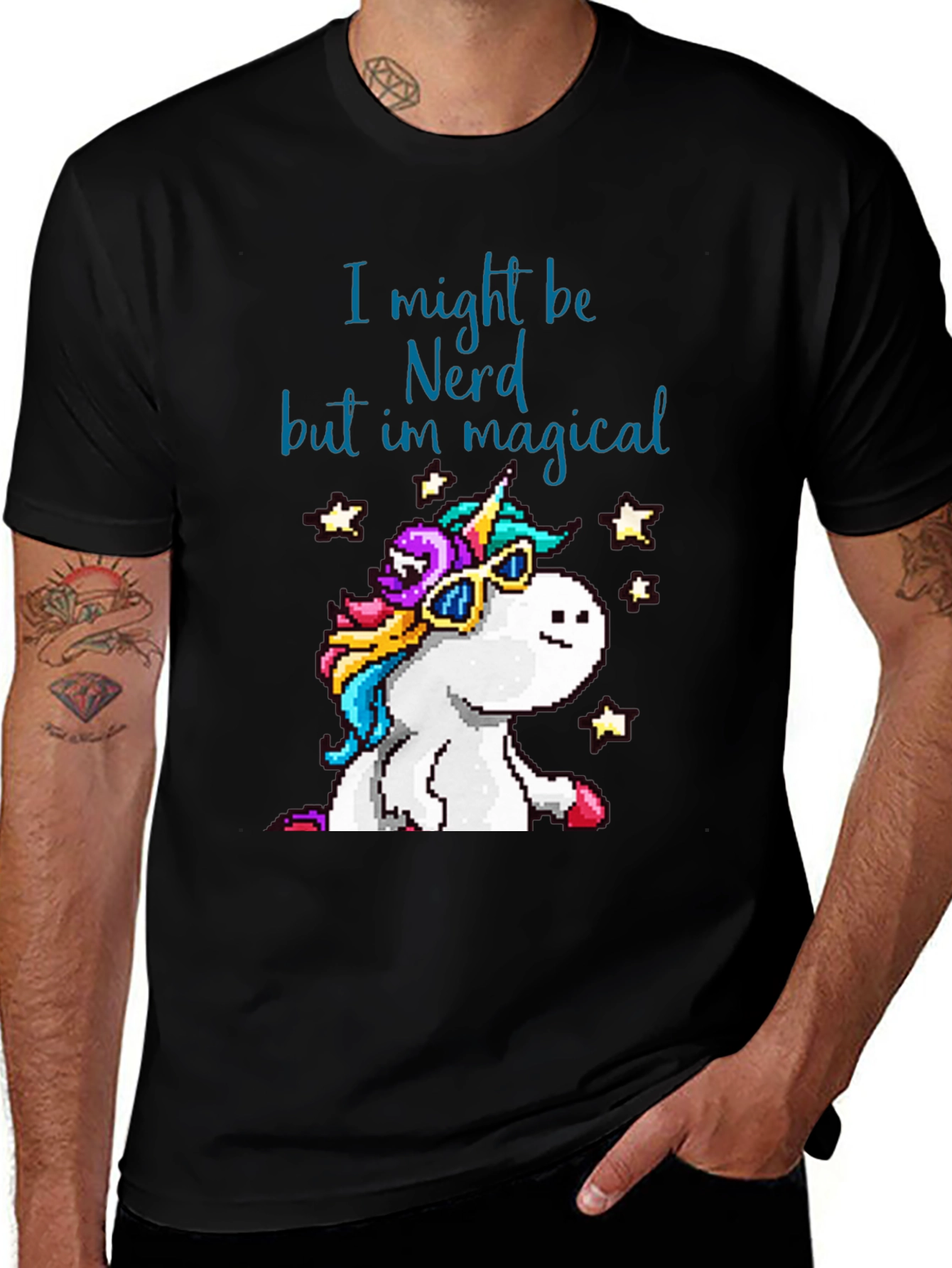 Variant 10 of Magical Nerd Unicorn T-Shirt