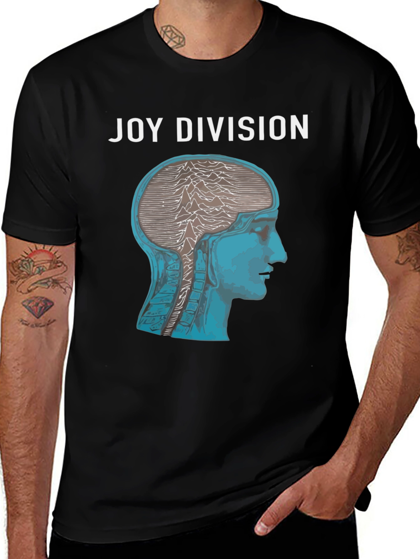 Joy Division Human Brain Graphic T-Shirt