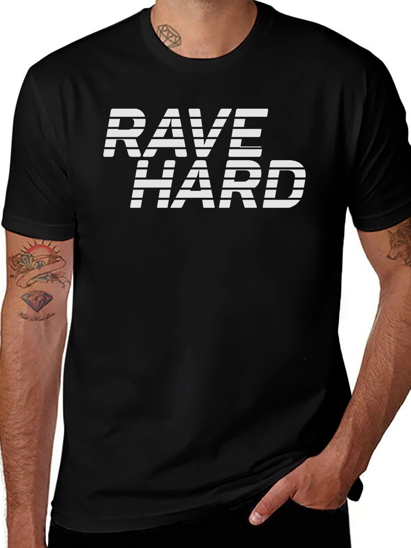 Variant 20 of Rave Hard T-Shirt - EDM Party Top