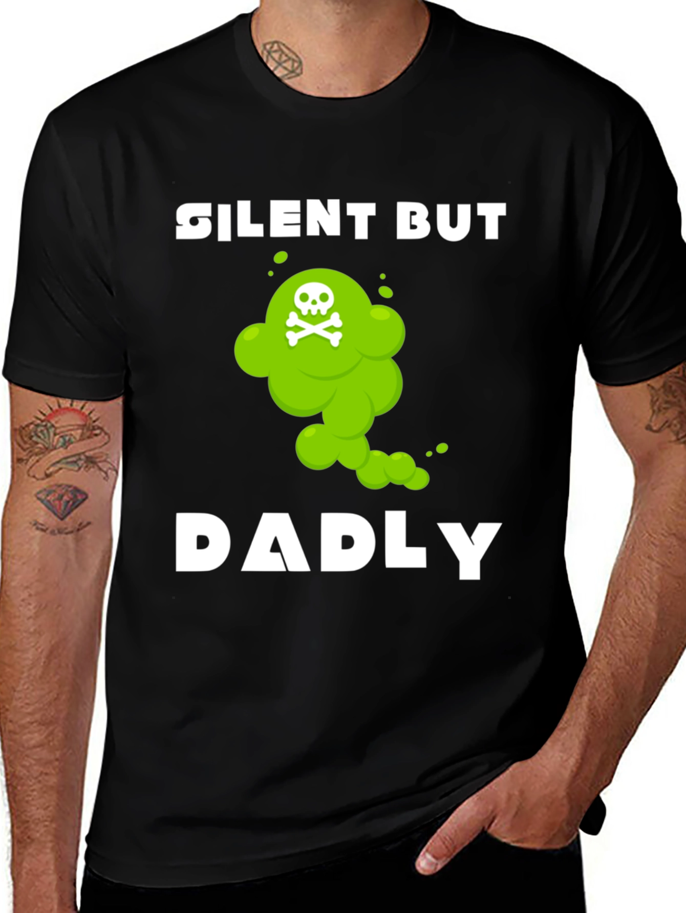 Silent But Dadly T-Shirt