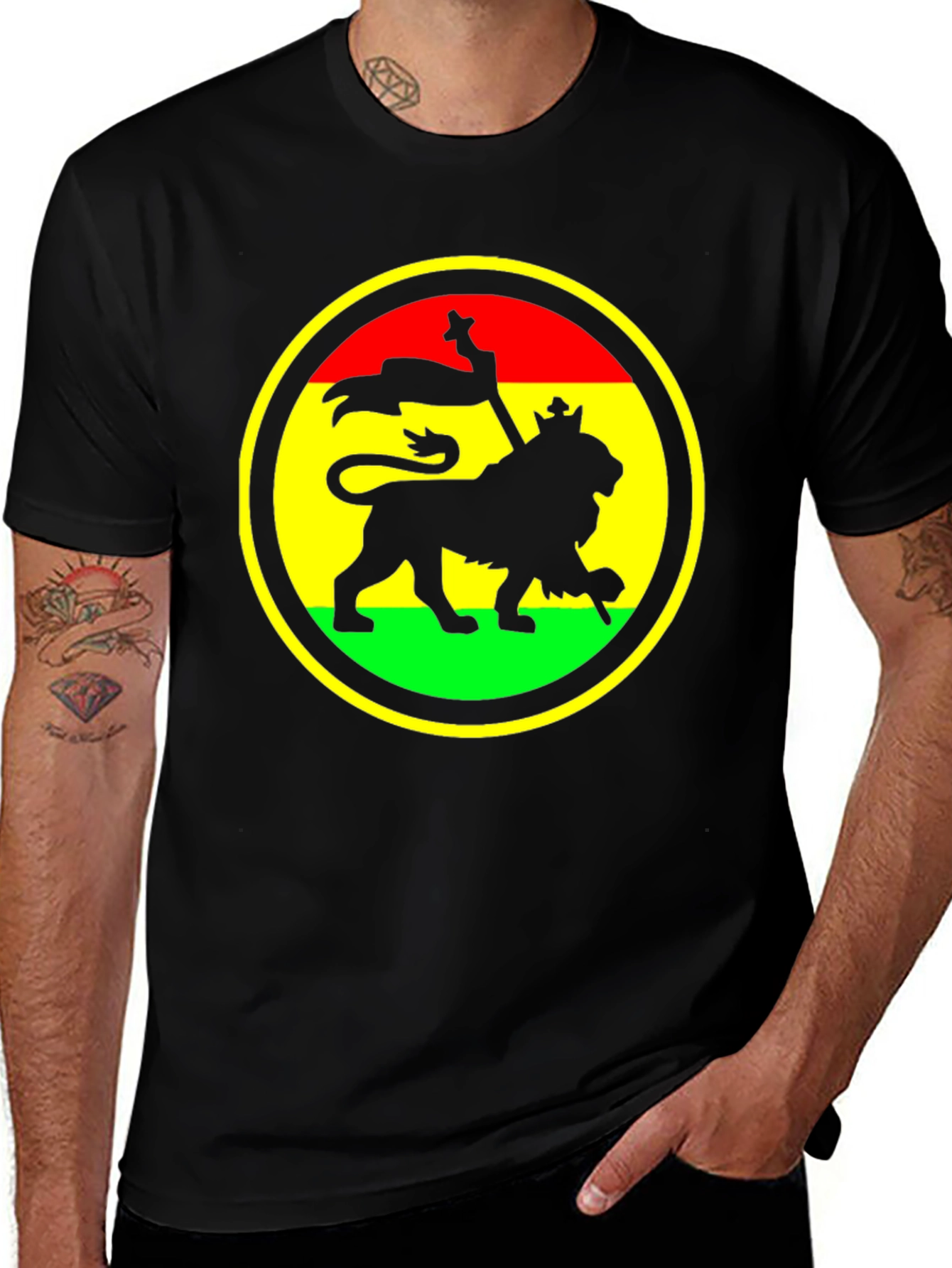 Rasta Lion T-Shirt - Reggae Style