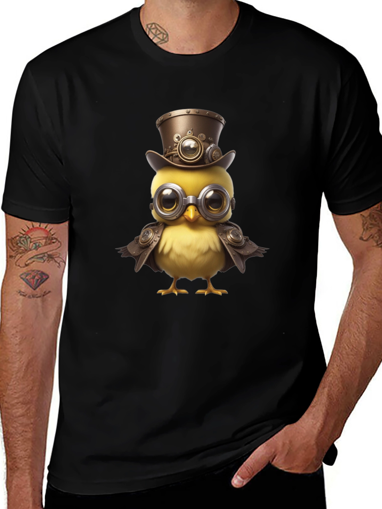 Variant 29 of Steampunk Chick T-Shirt