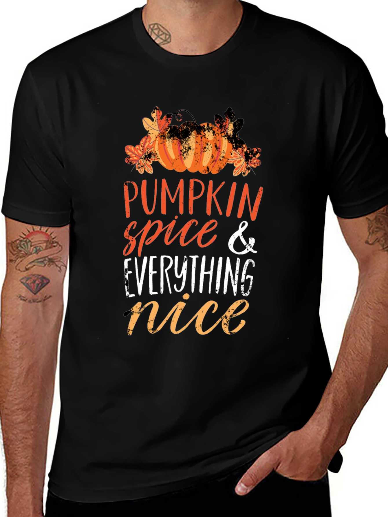 Variant 15 of Pumpkin Spice & Everything Nice Fall T-Shirt