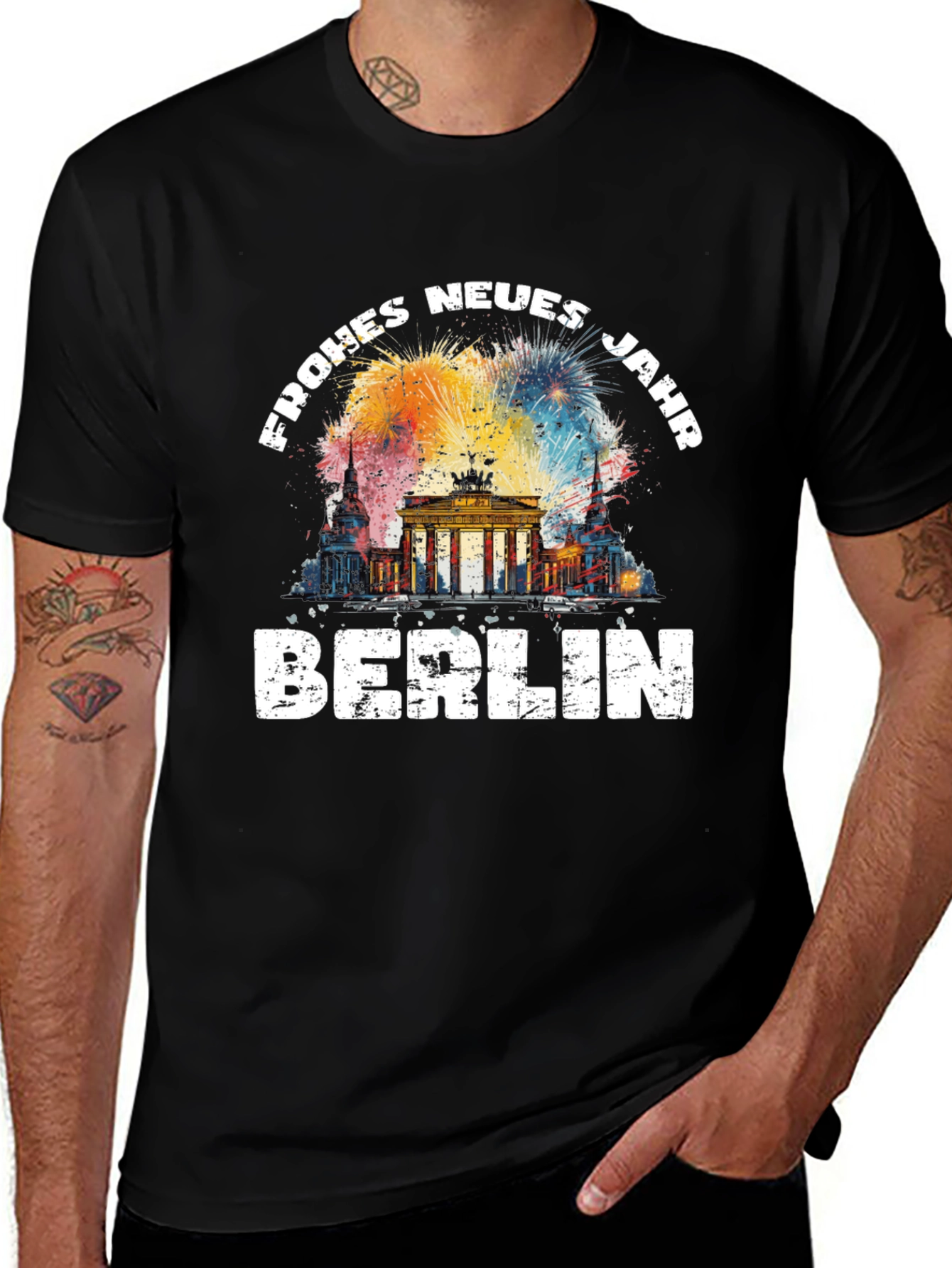 Berlin Frohes Neues Jahr Graphic Tee