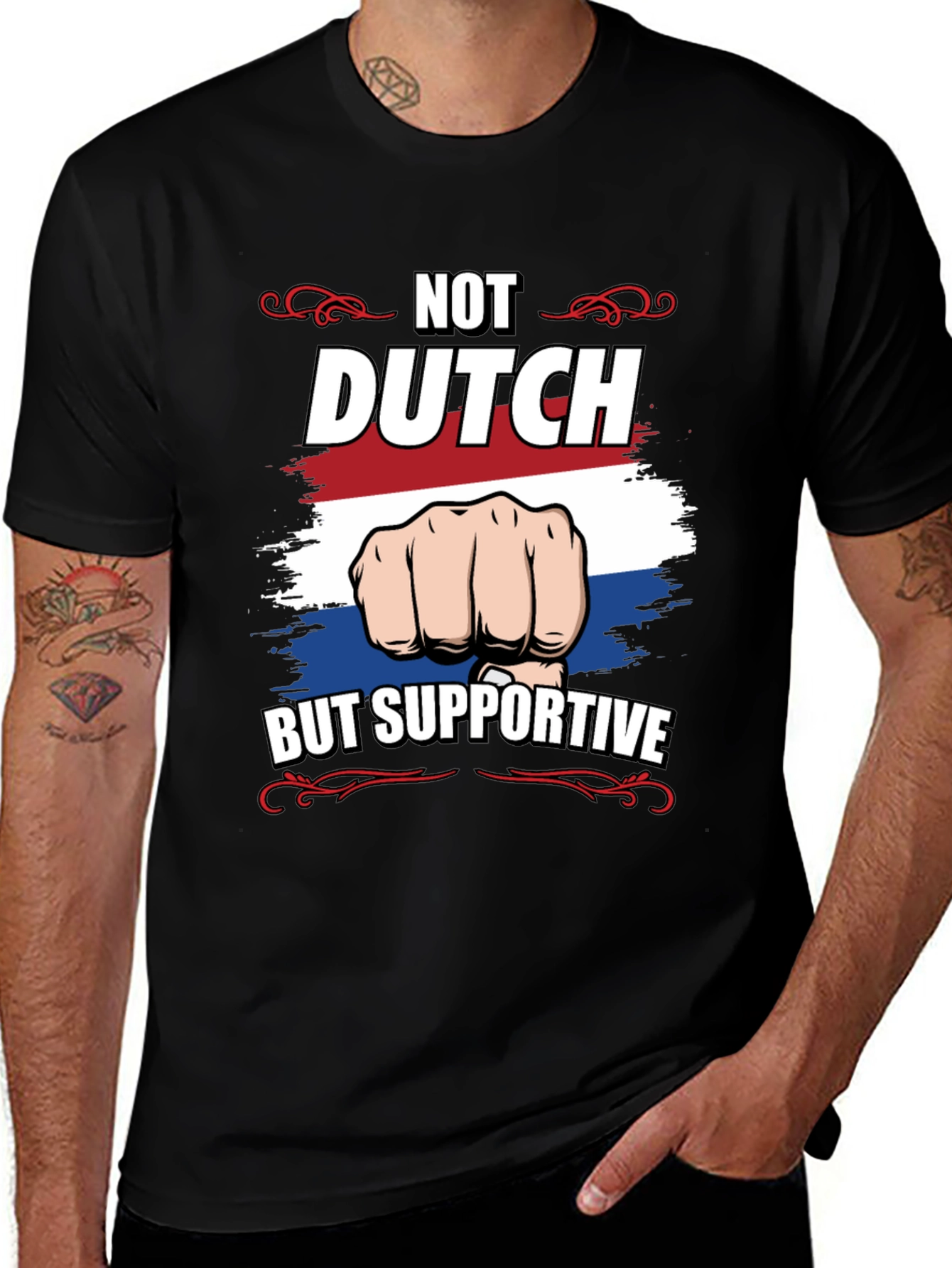 Variant 24 of Not Dutch But Supportive T-Shirt