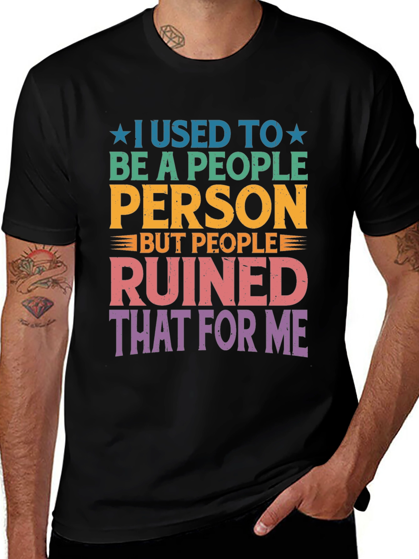 Variant 18 of I Used To Be A People Person Graphic Tee