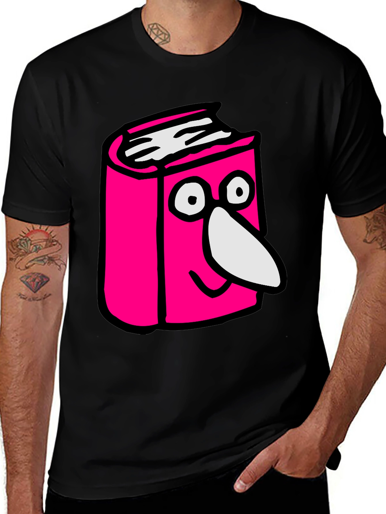 Variant 9 of Cartoon Book T-Shirt - Novelty Graphic Tee