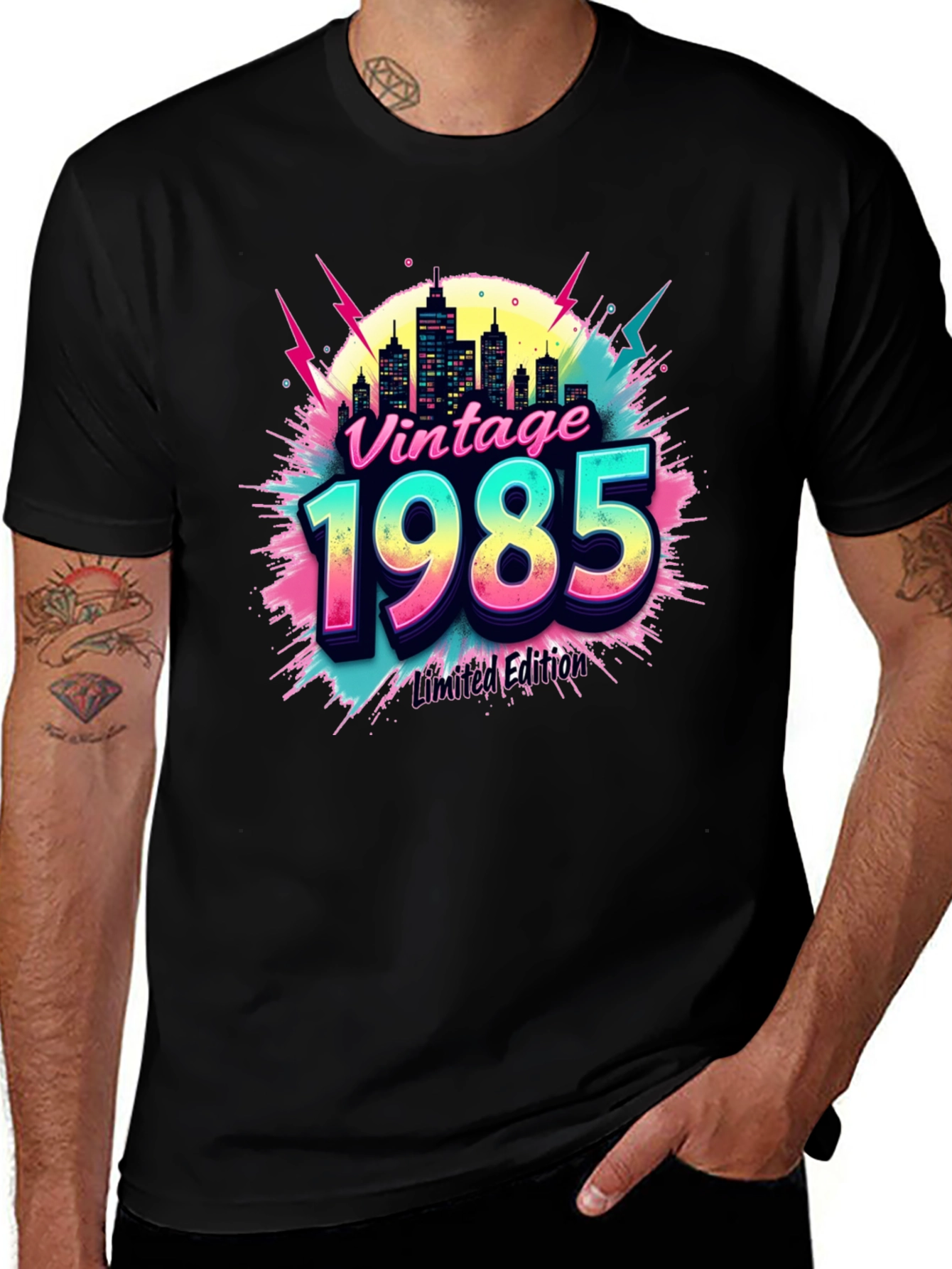 Variant 23 of Vintage 1985 Limited Edition Graphic T-Shirt