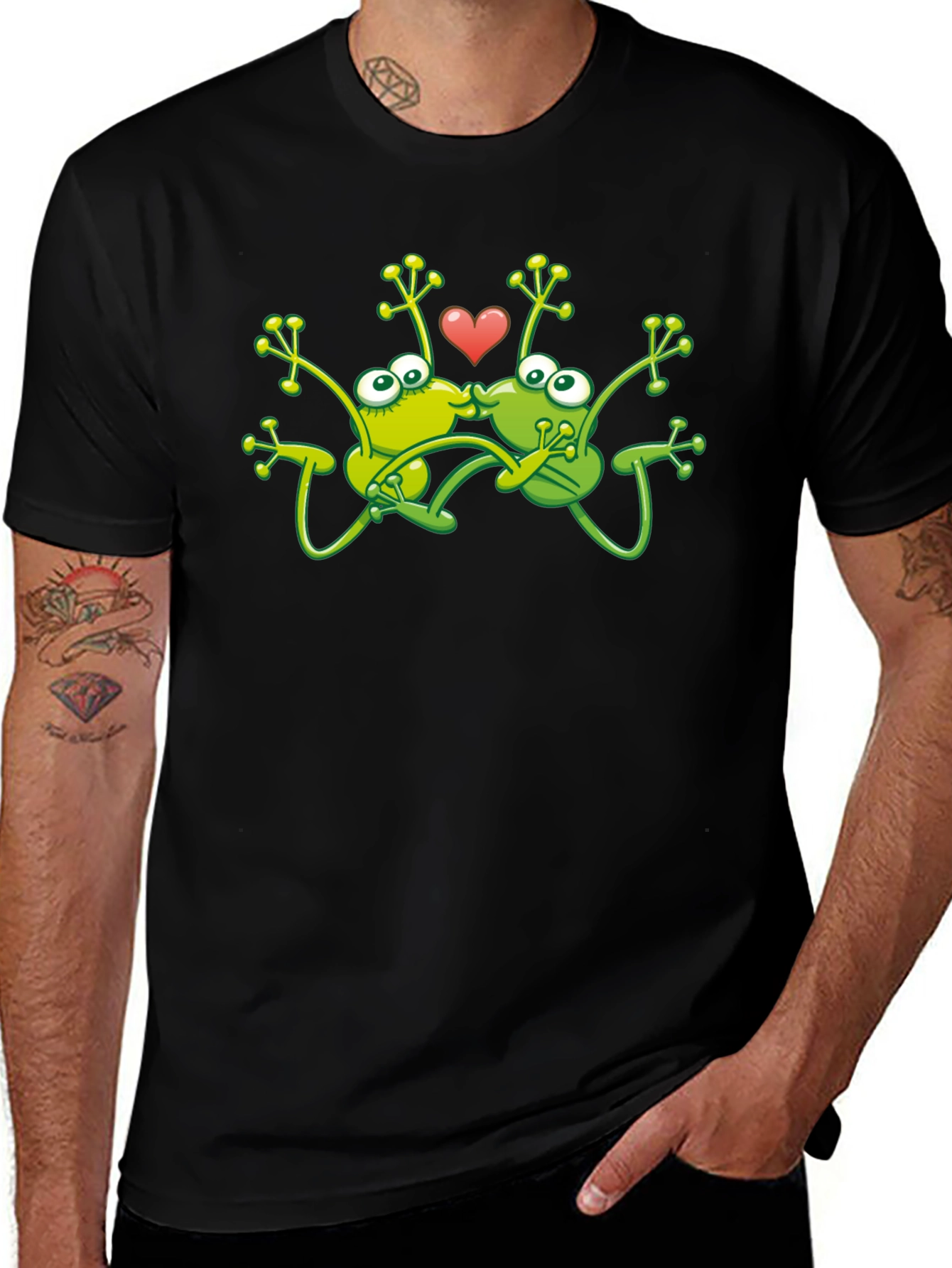 Kissing Frogs Graphic Tee