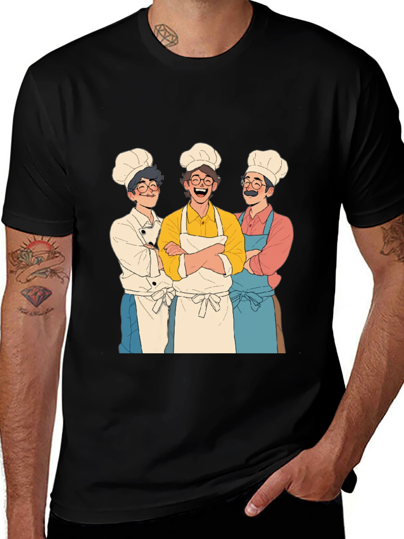 Variant 7 of Chef Crew Black T-Shirt