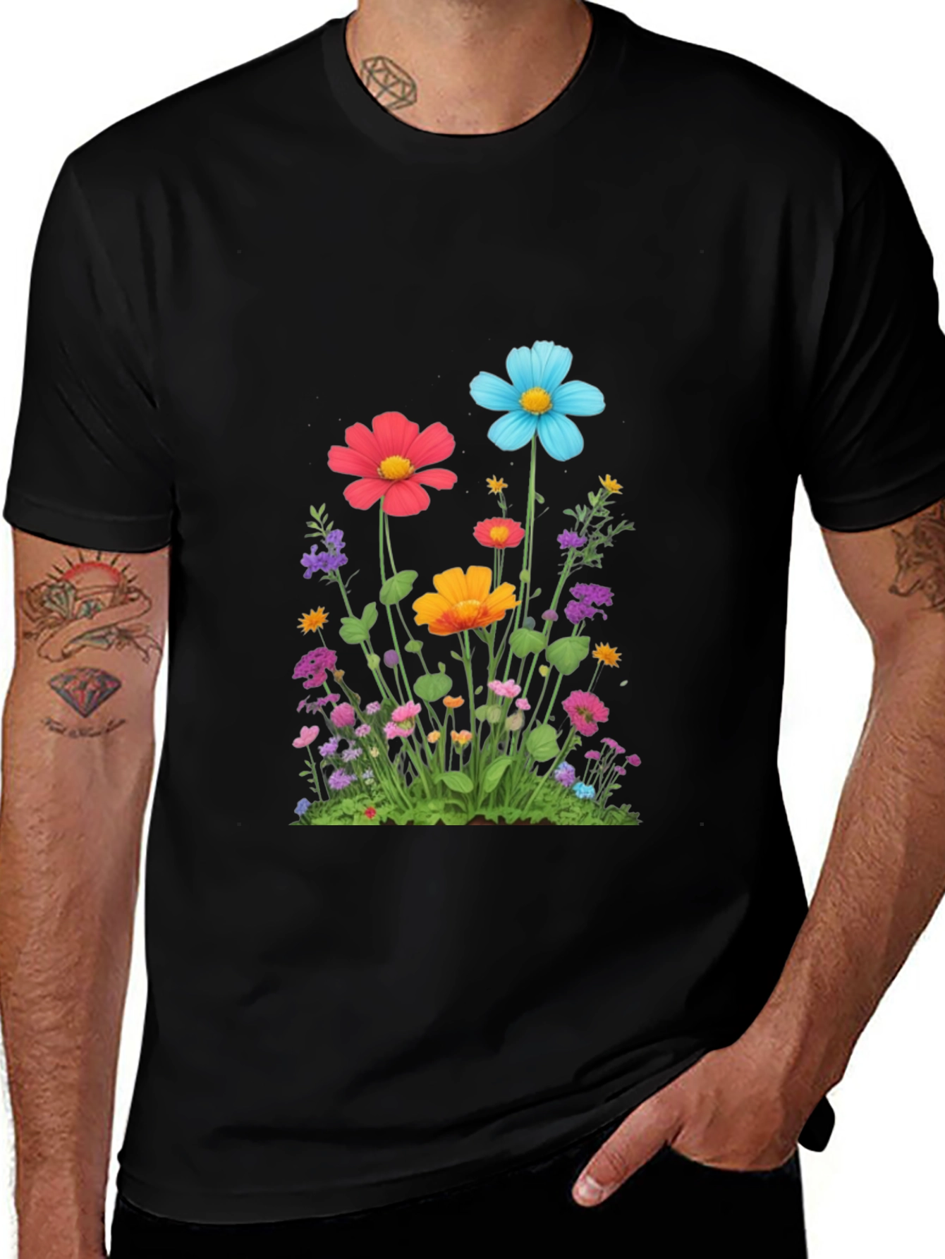 Variant 28 of Floral Garden Graphic Tee