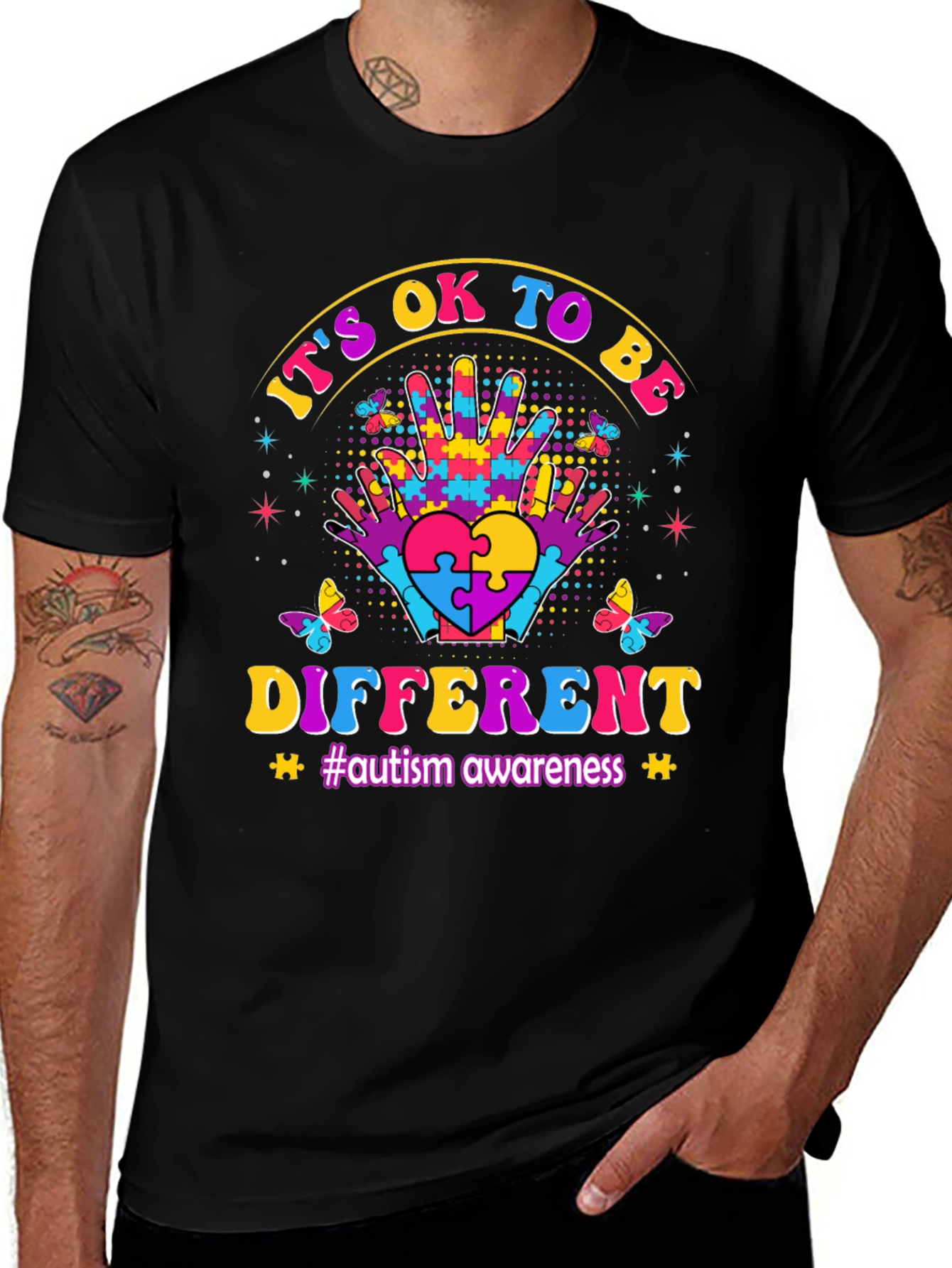 Variant 19 of Autism Awareness Graphic T-Shirt