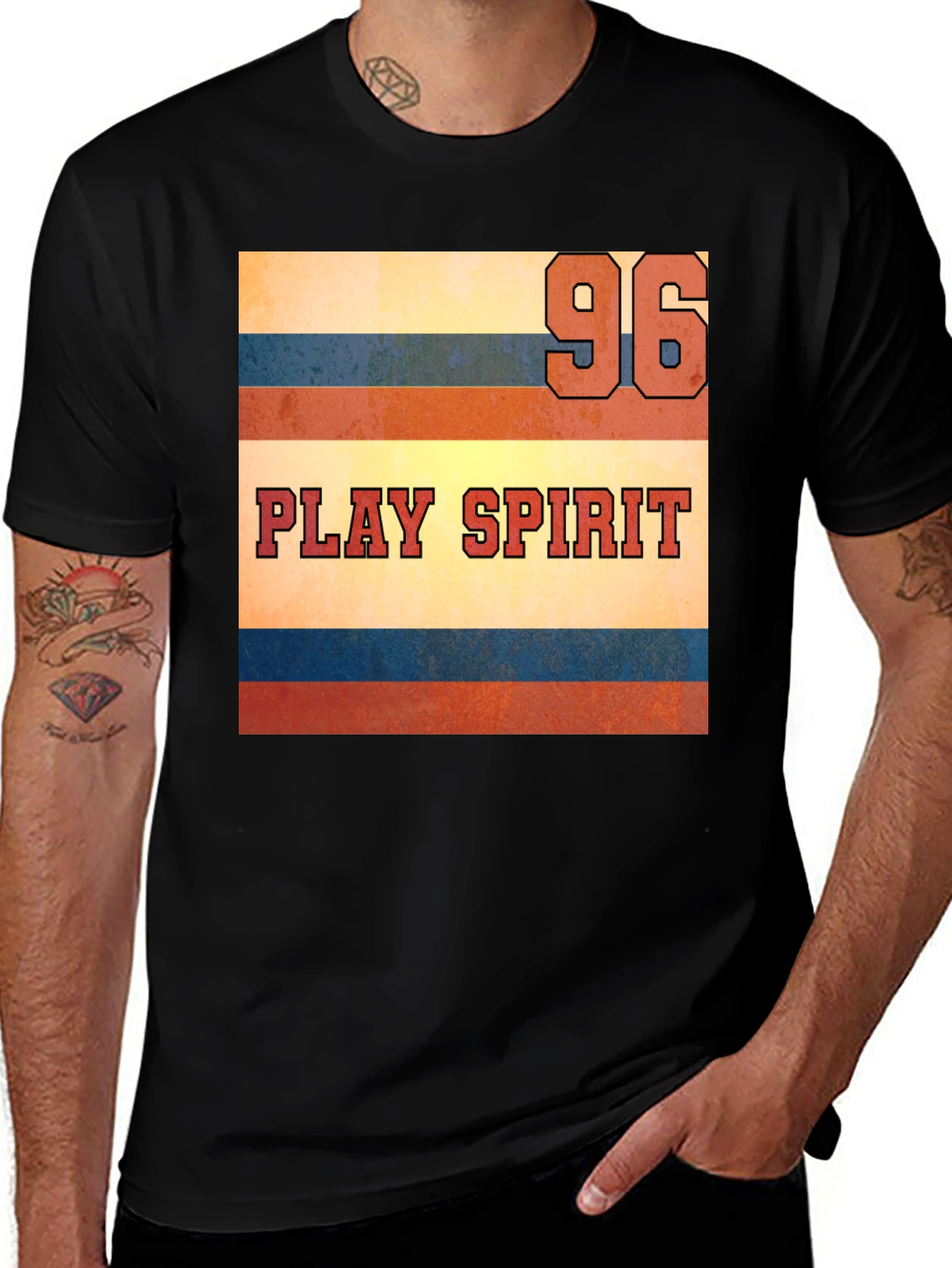 Play Spirit 96 Graphic Tee - Vintage Style