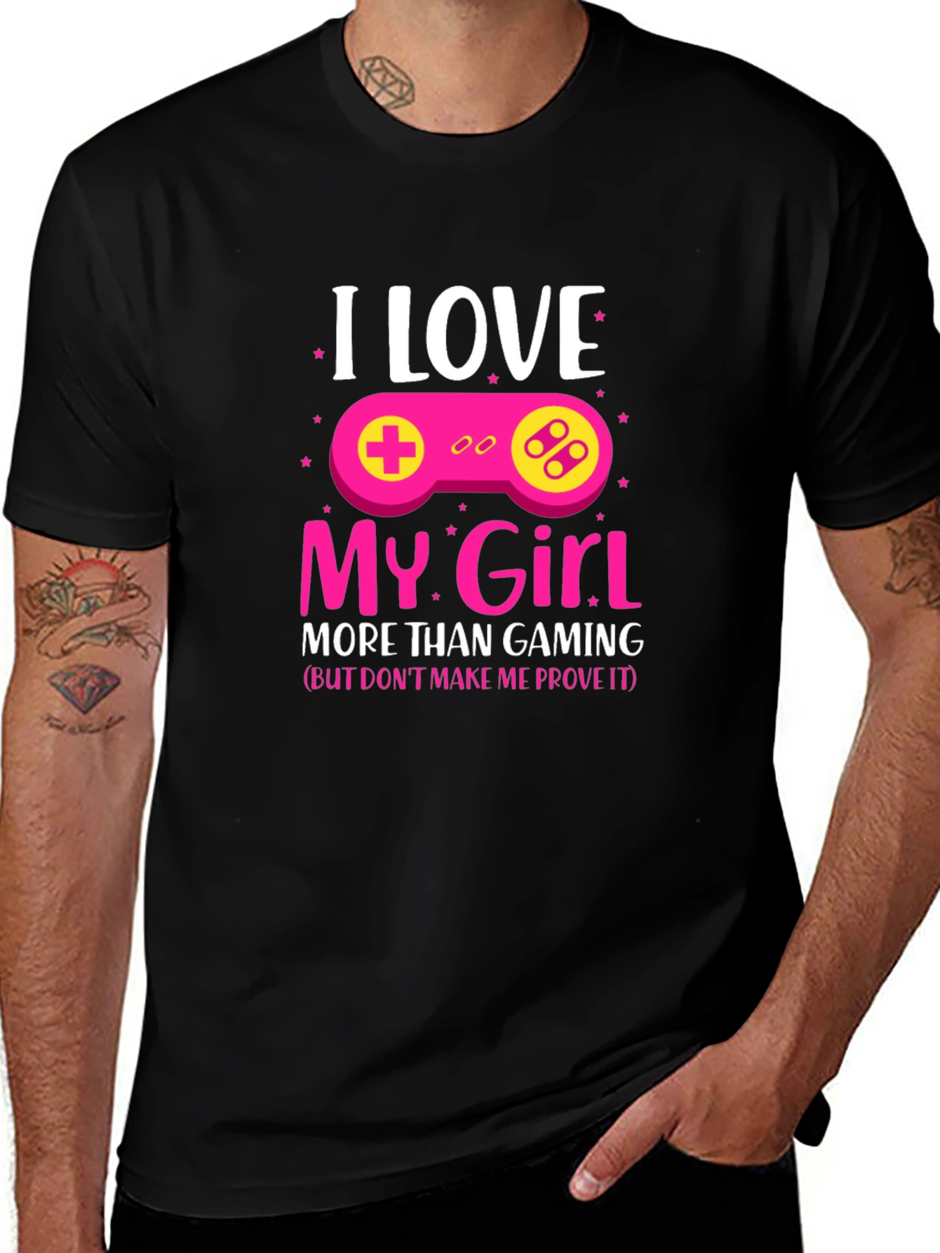 Variant 25 of I Love My Girl Gamer T-Shirt
