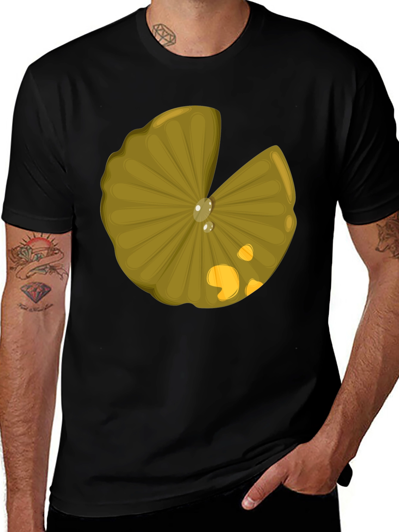 Lily Pad Graphic T-Shirt - Unique Nature Design