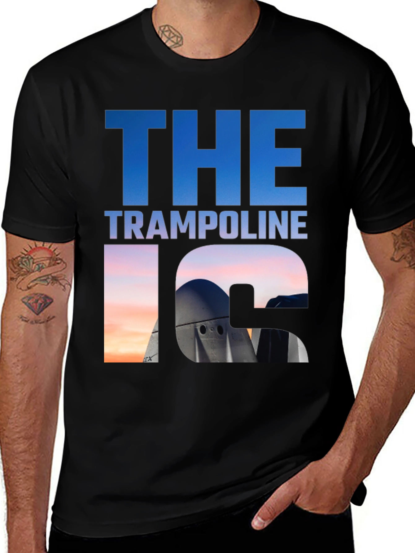 Variant 8 of The Trampoline Is Black T-Shirt