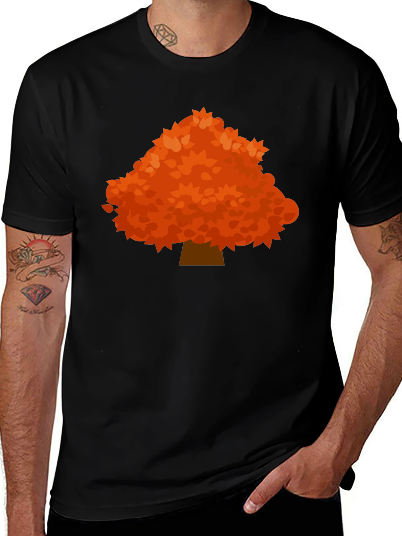 Variant 19 of Fall Tree Graphic Tee - Autumn Vibes