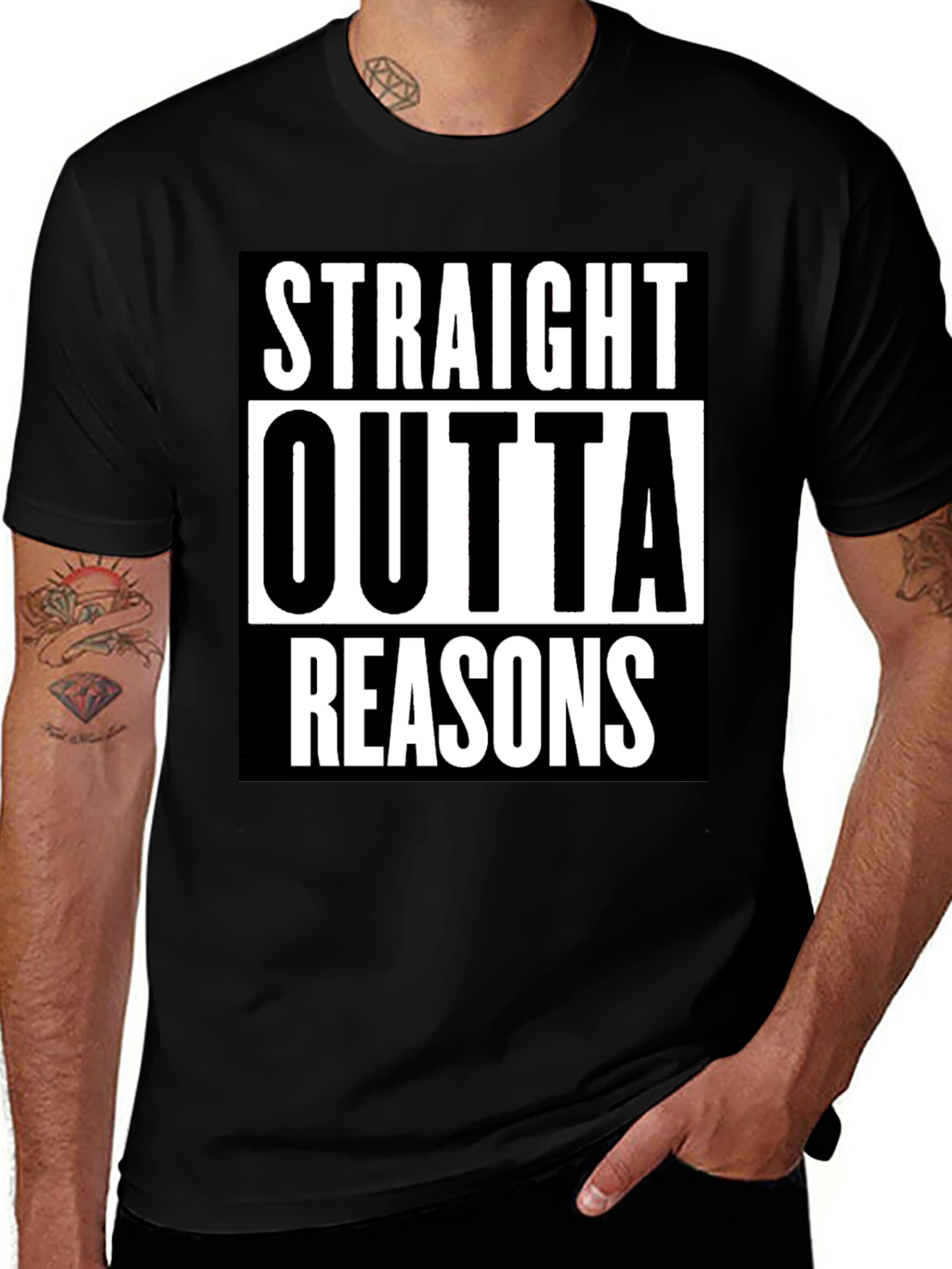 Variant 16 of Straight Outta Reasons T-Shirt