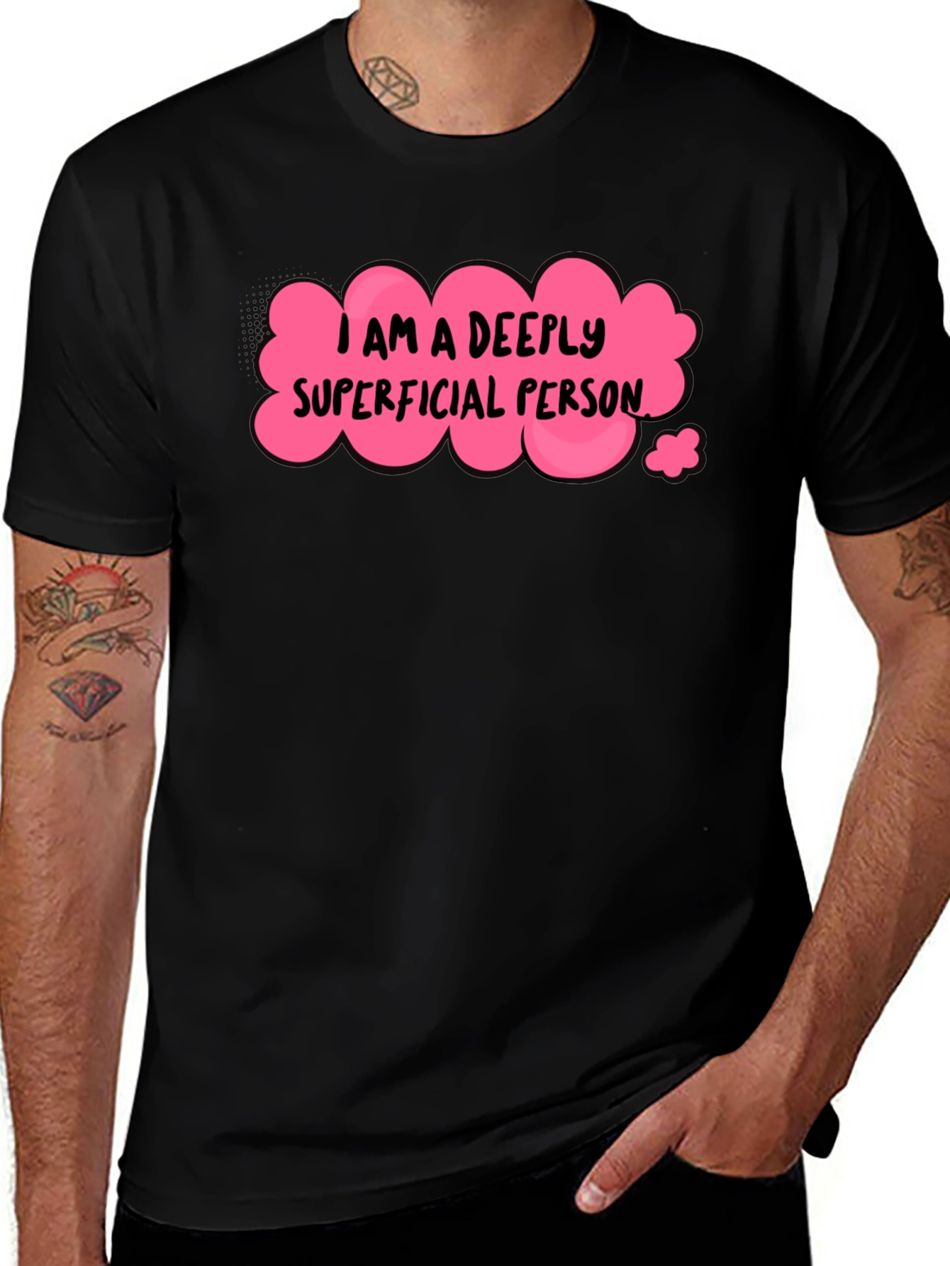 Variant 4 of Deeply Superficial Person T-Shirt